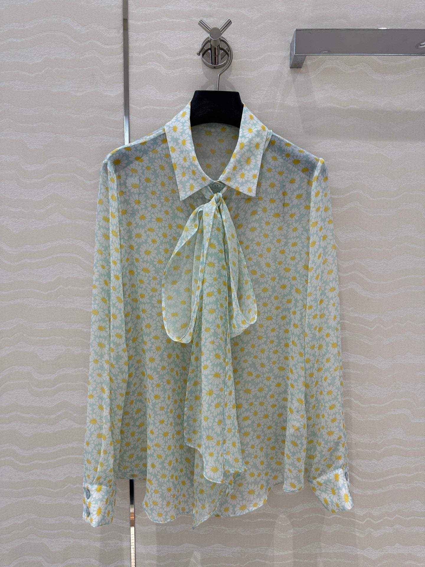 g 25ss silk buttons shirt