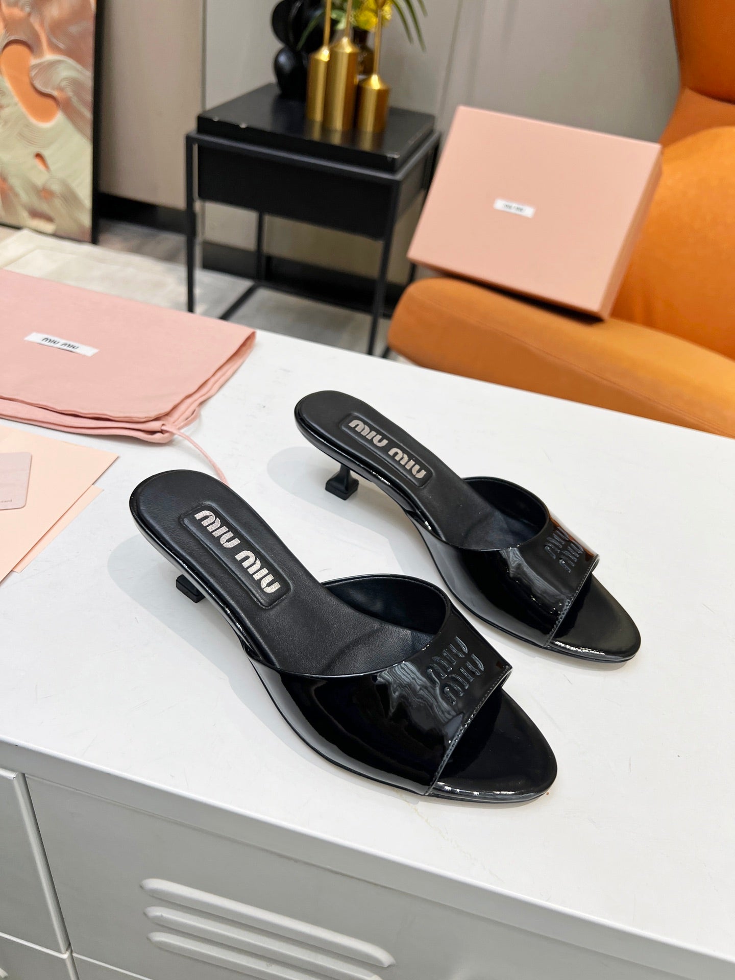 leather slippers