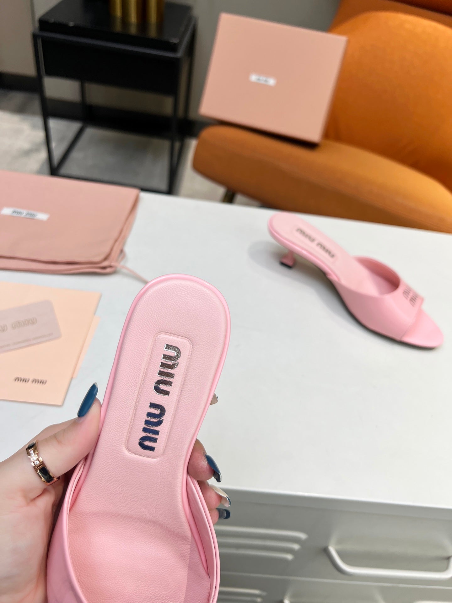 leather slippers