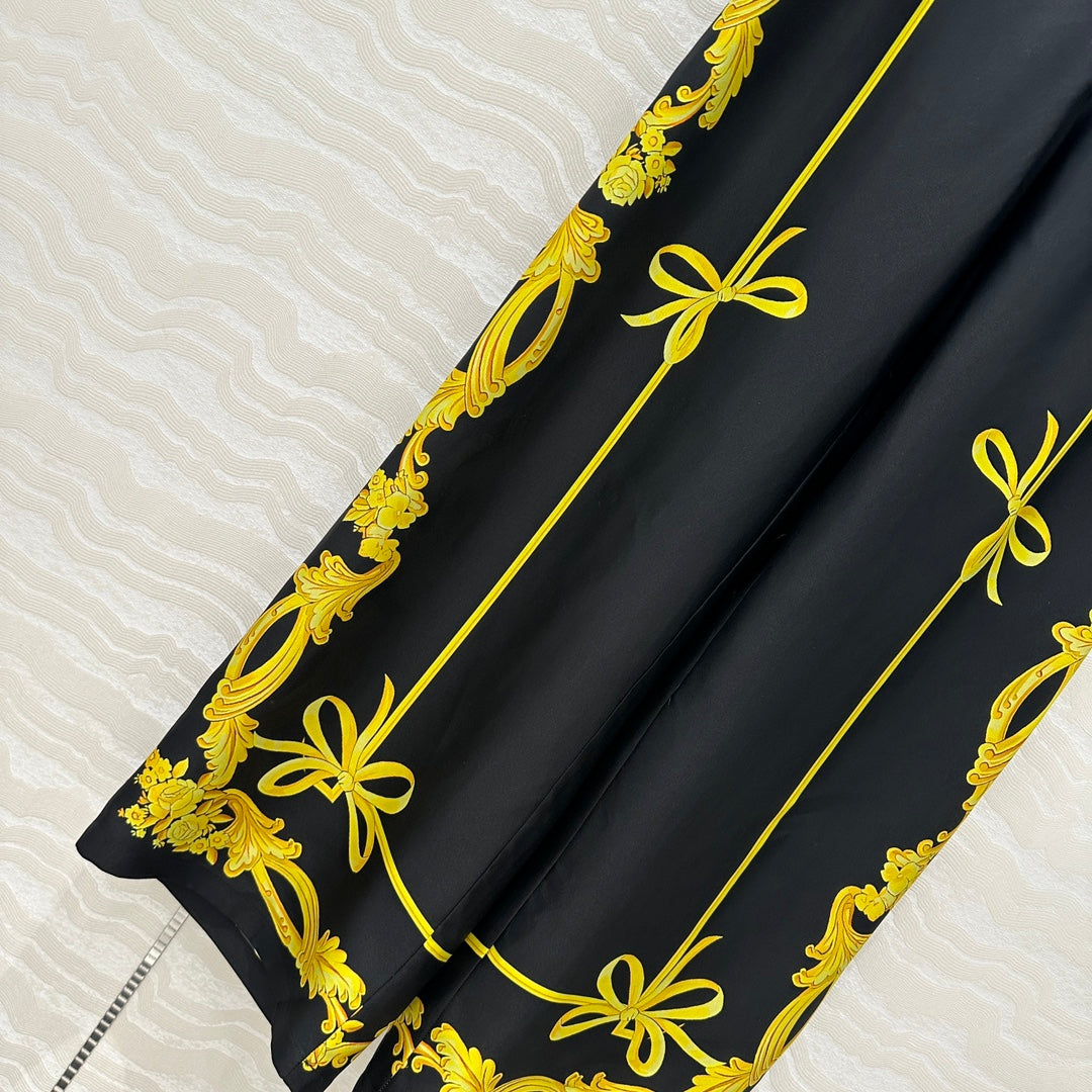 25SS SILK WIDE LEG PANTS