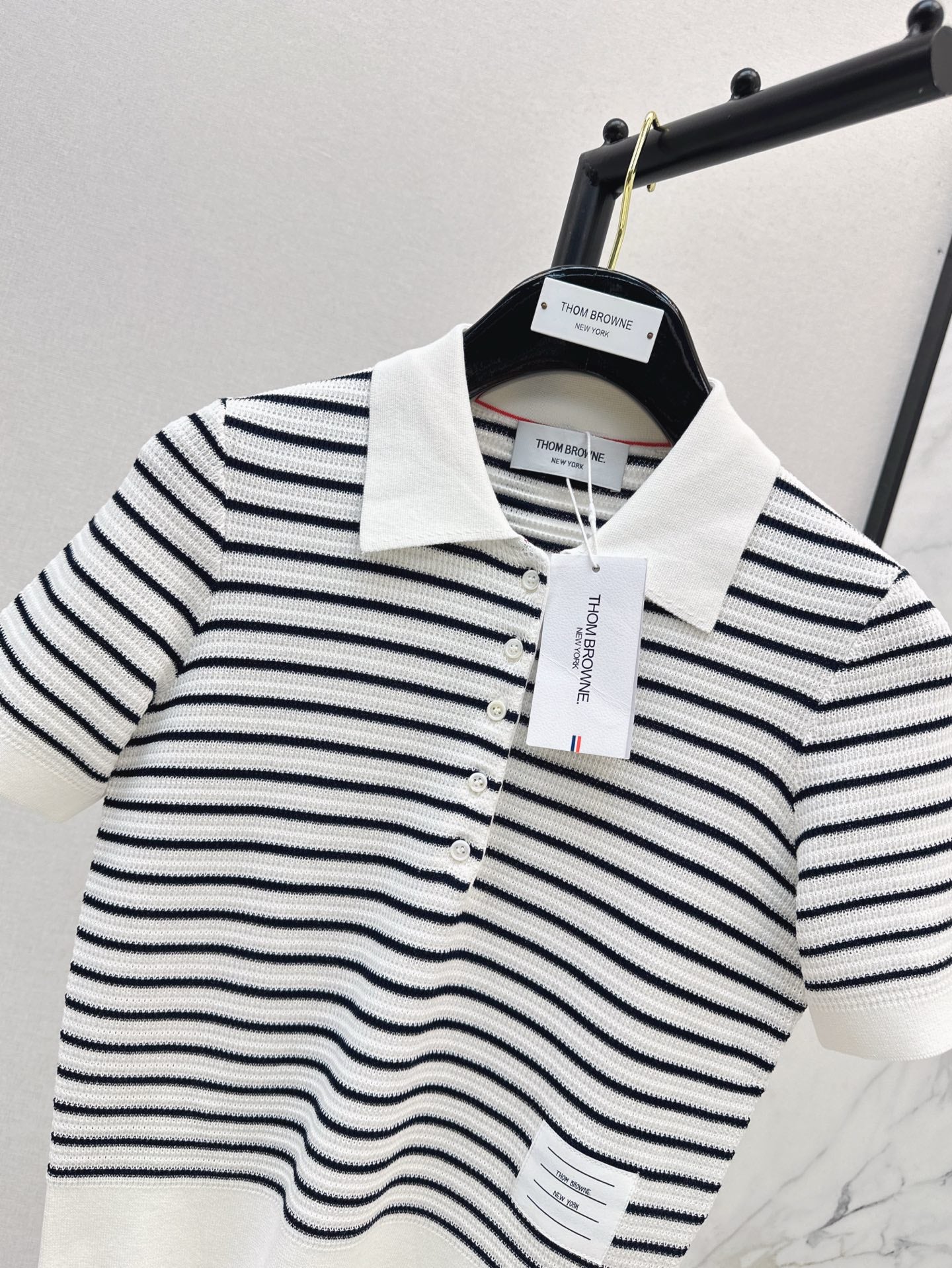 TH 25ss knitted polo shirt