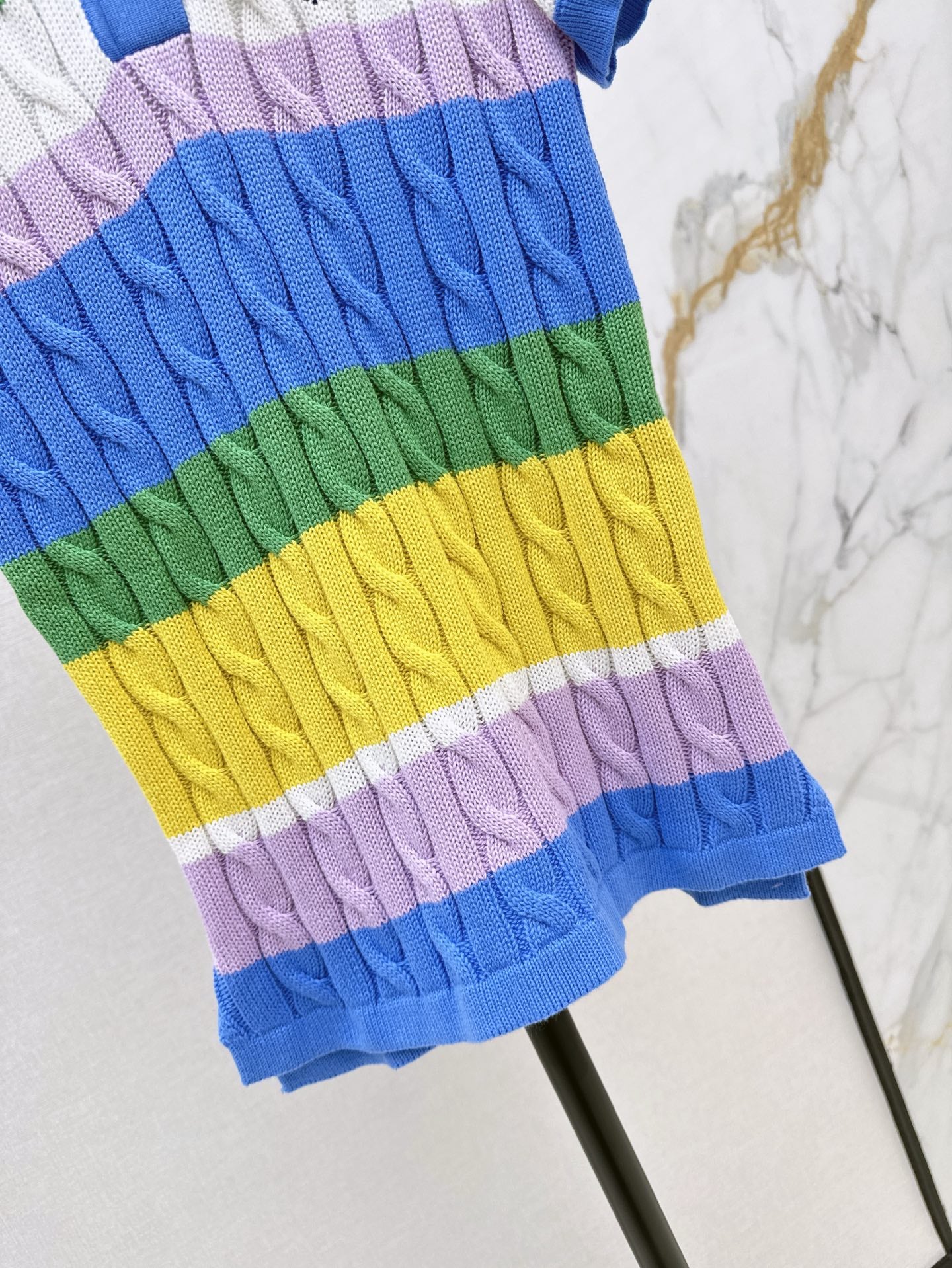 ra 25ss knitted polo shirt