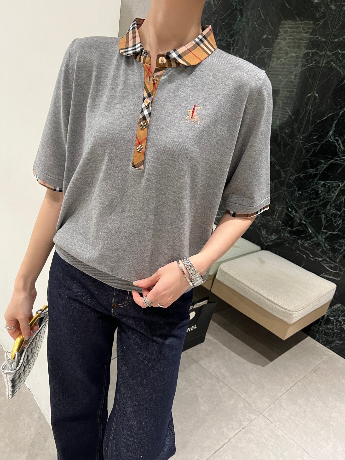 25SS KNITTED POLO