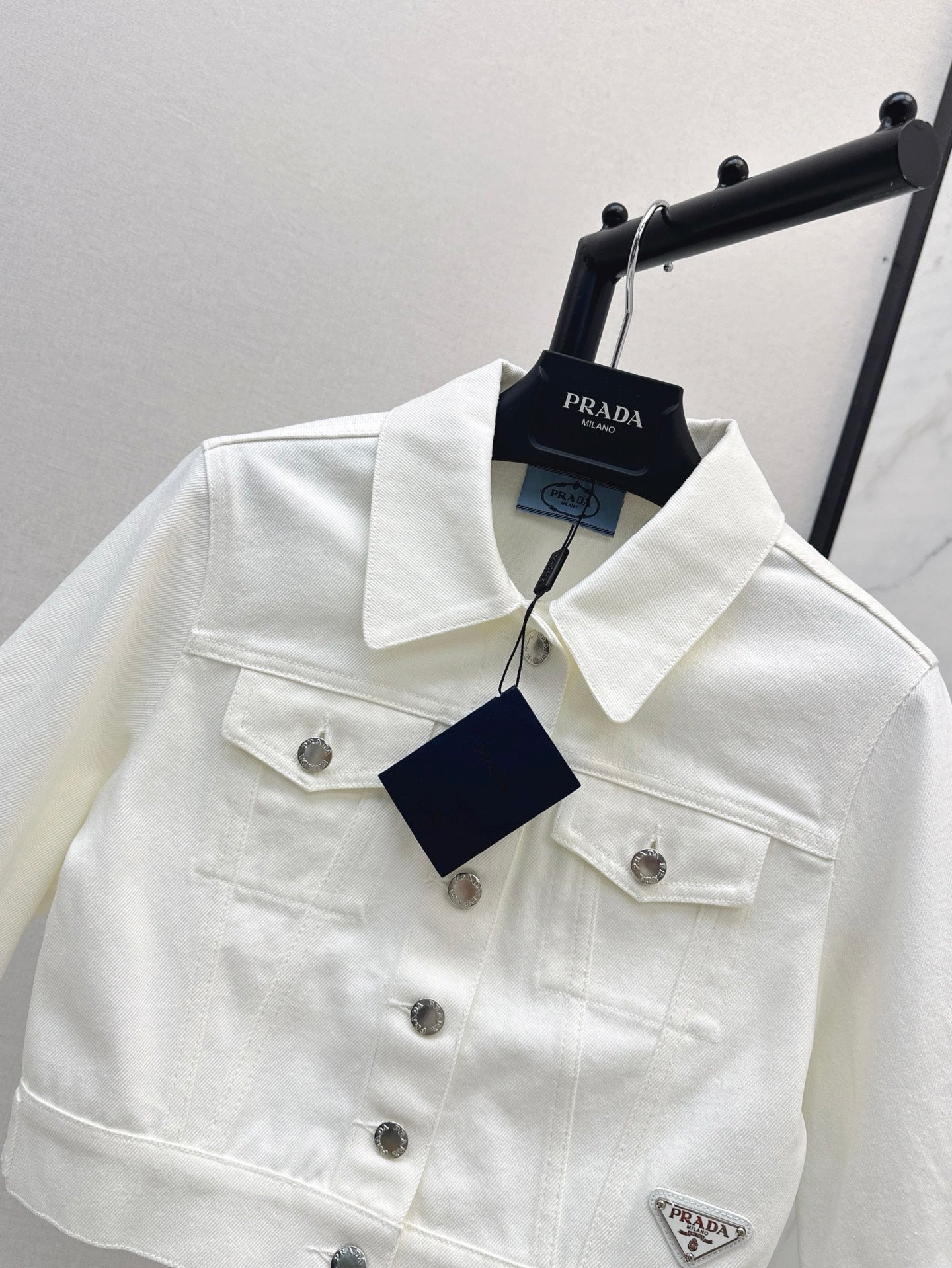 25SS DENIM CROP T-shirt