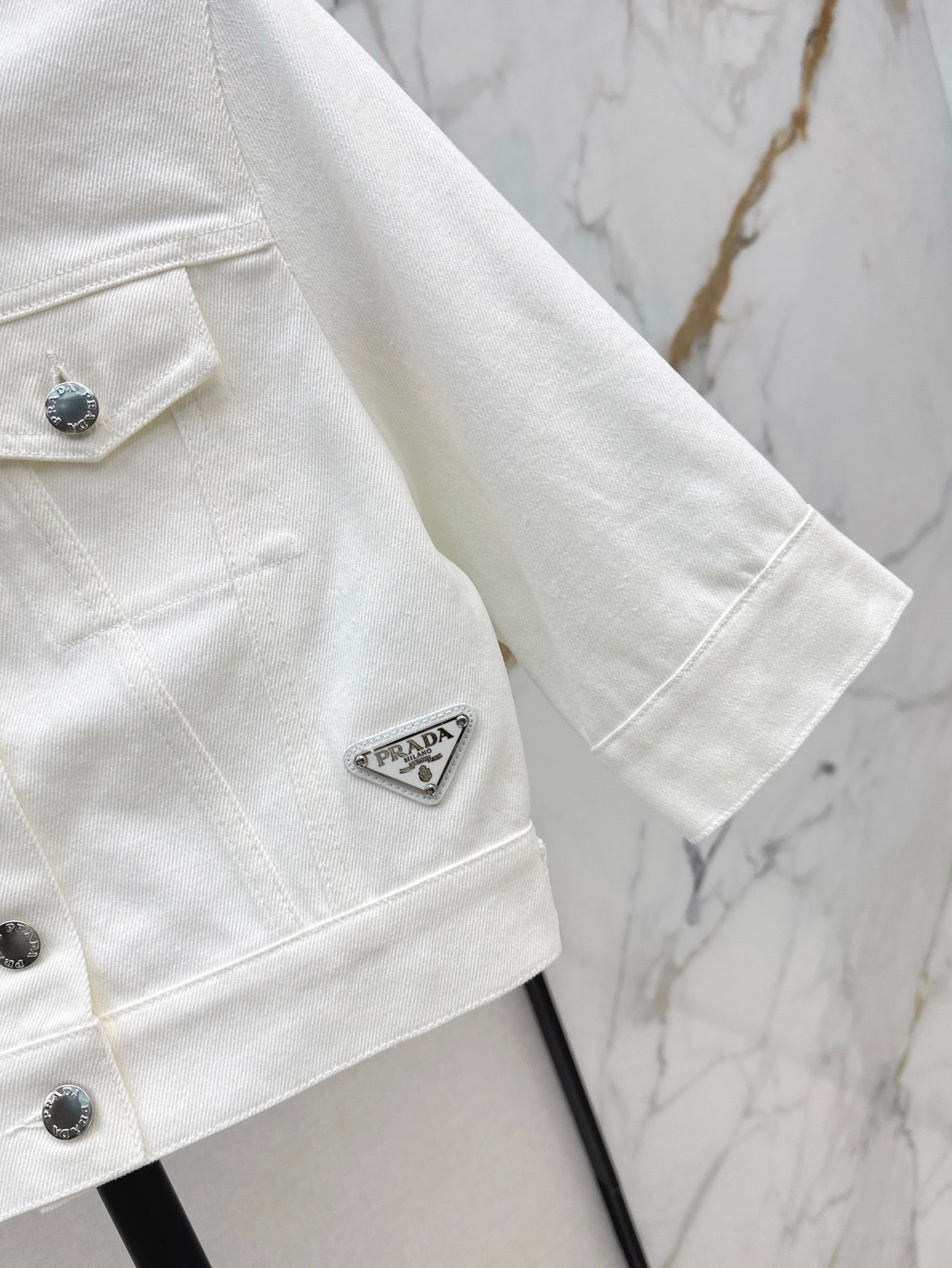 25SS DENIM CROP T-shirt