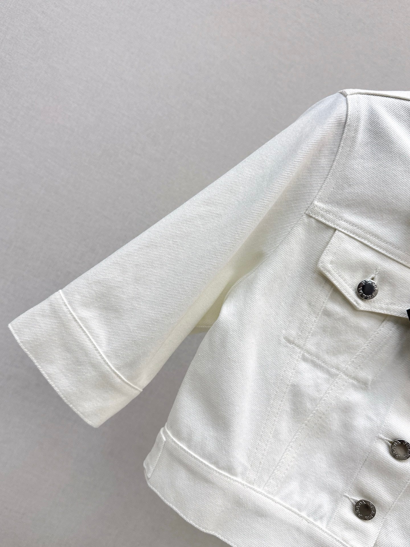25SS DENIM CROP T-shirt