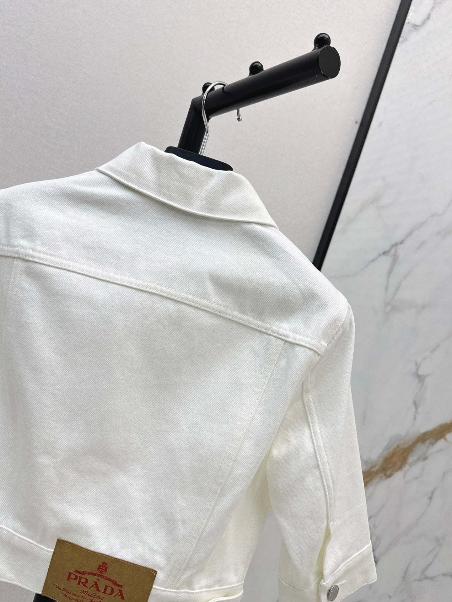 25SS DENIM CROP T-shirt