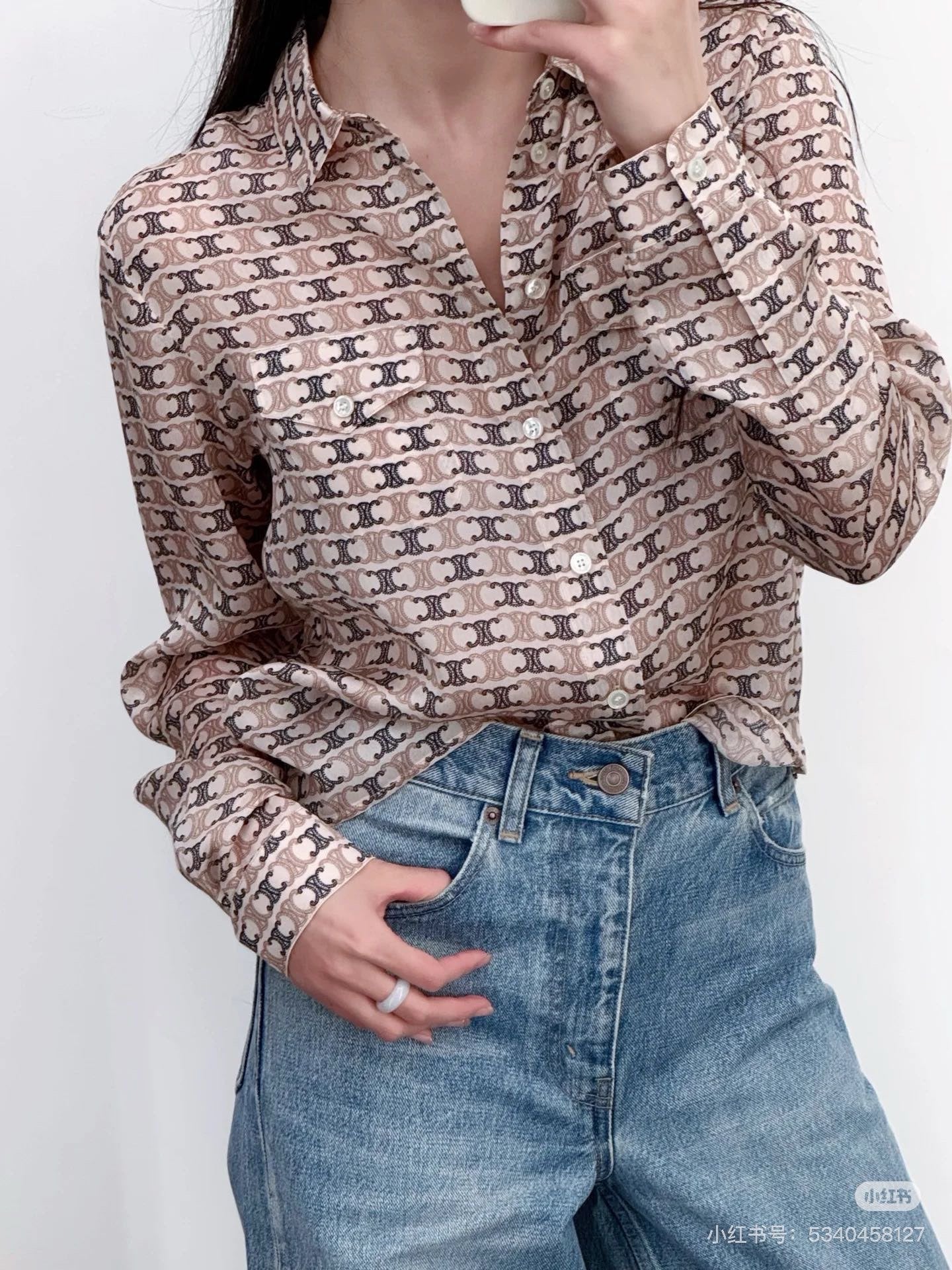 25ss silk shirt