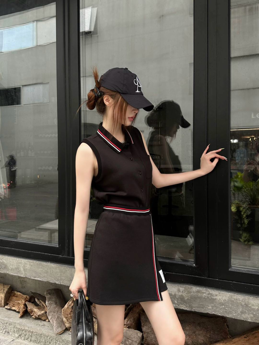 25ss vest skirt set