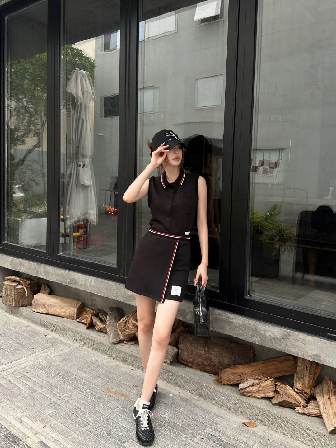 25ss vest skirt set