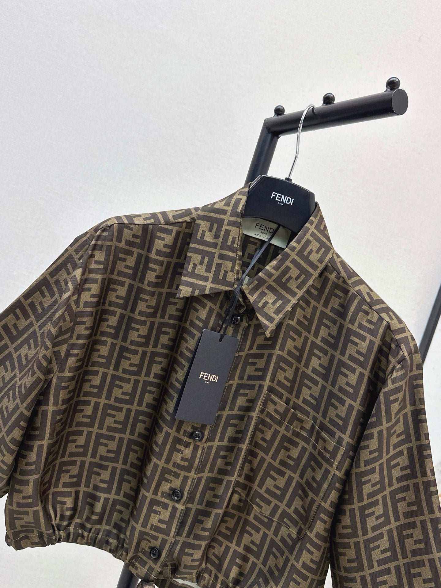 25ss silk crop shirt