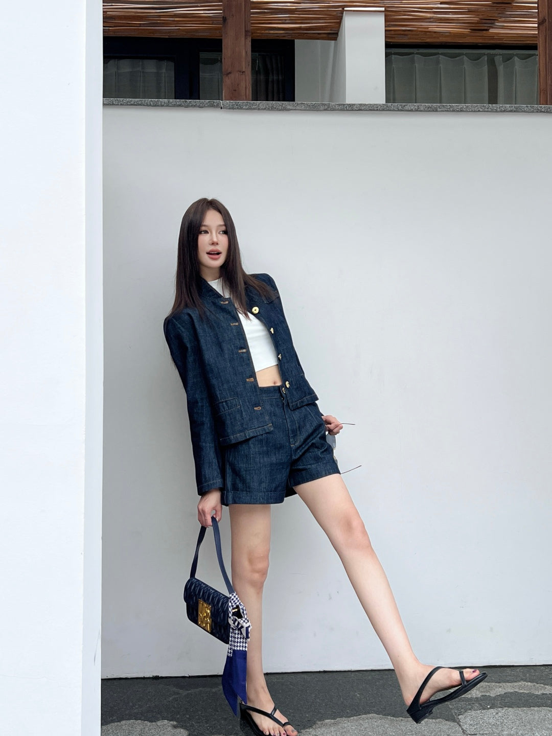 25ss denim short