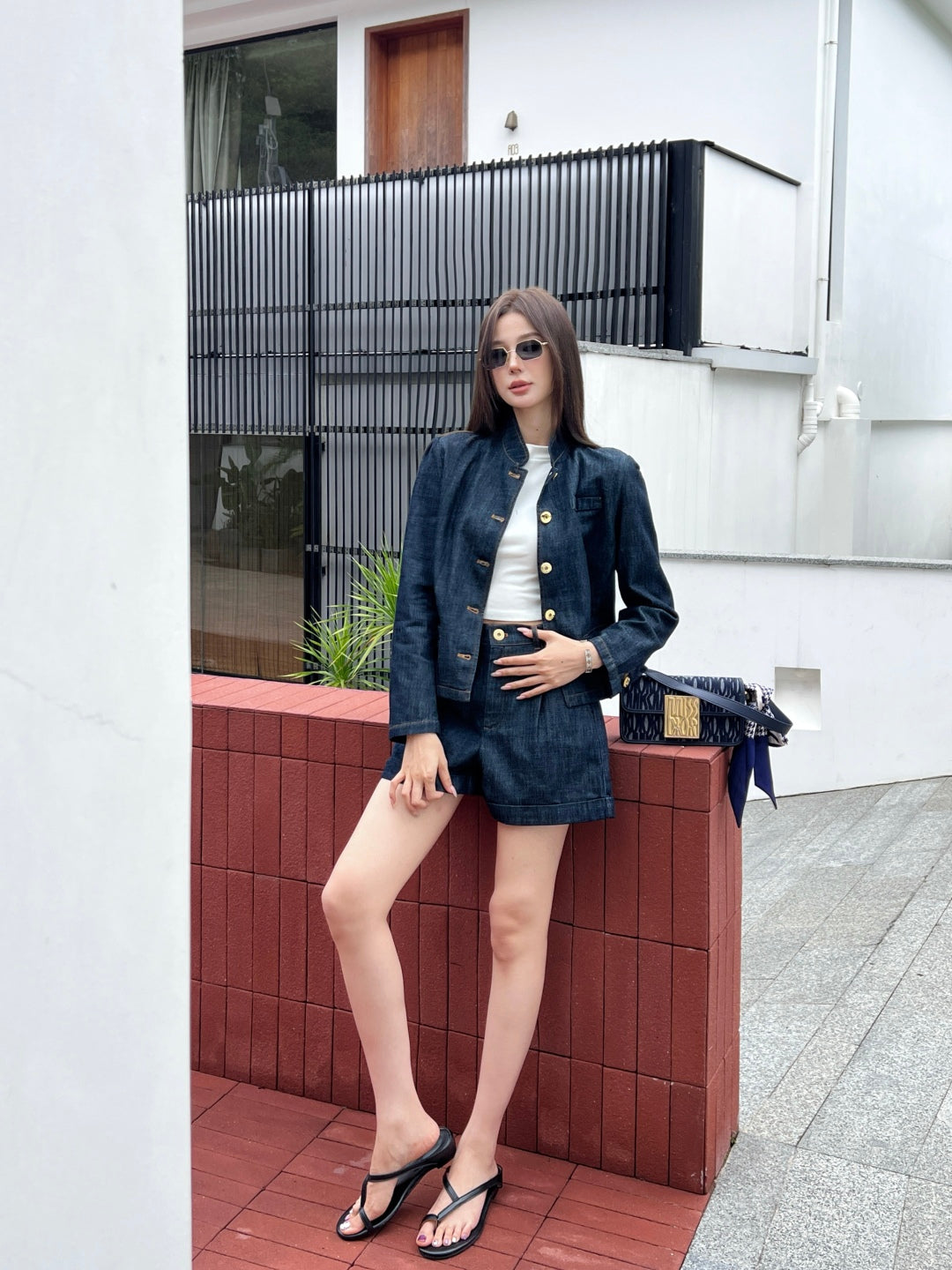 25ss denim short
