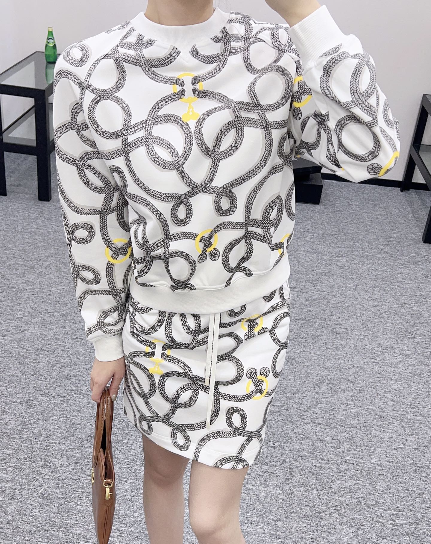 new products Sweater skirt set