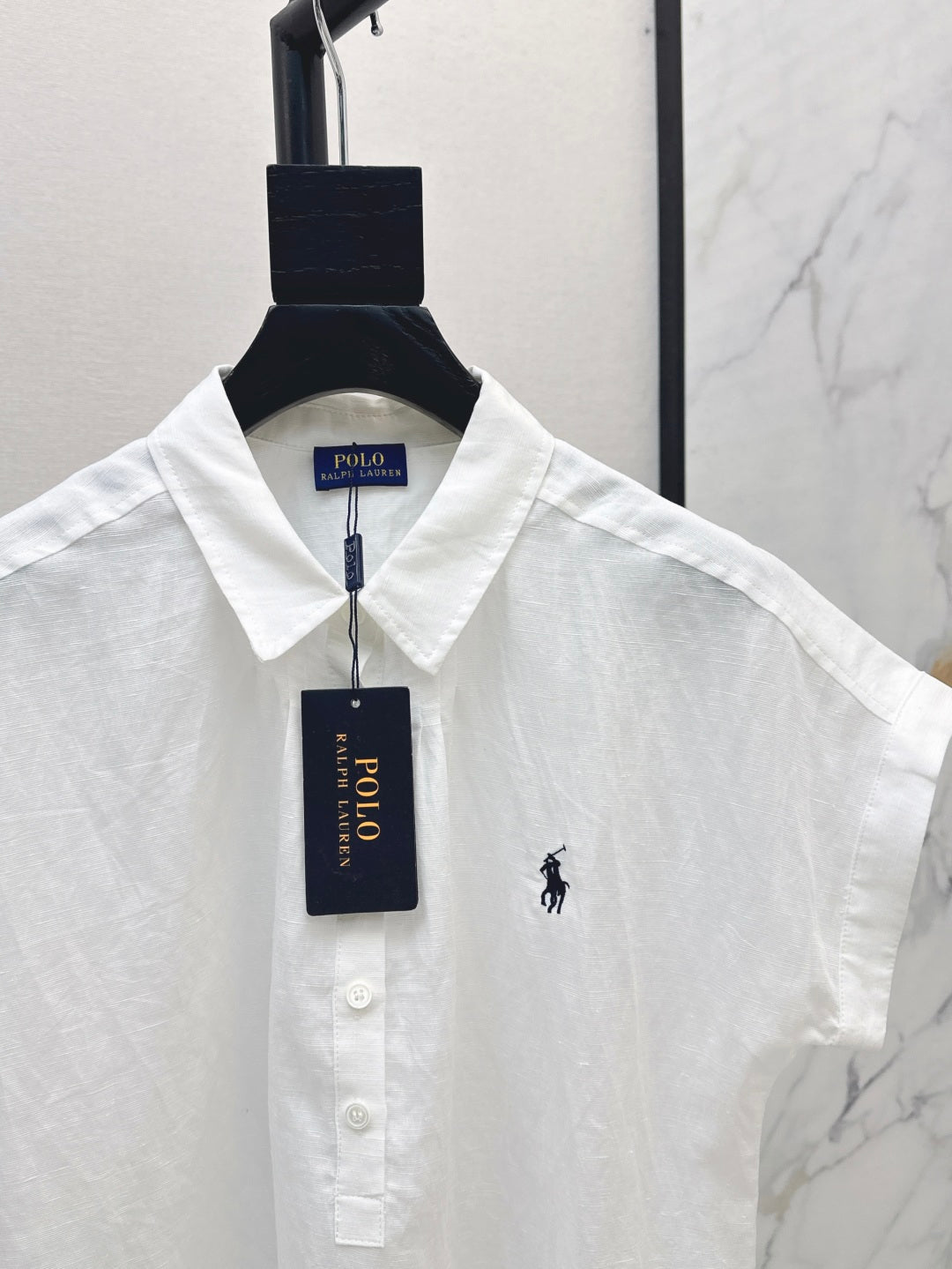 25ss Linen polo shirt