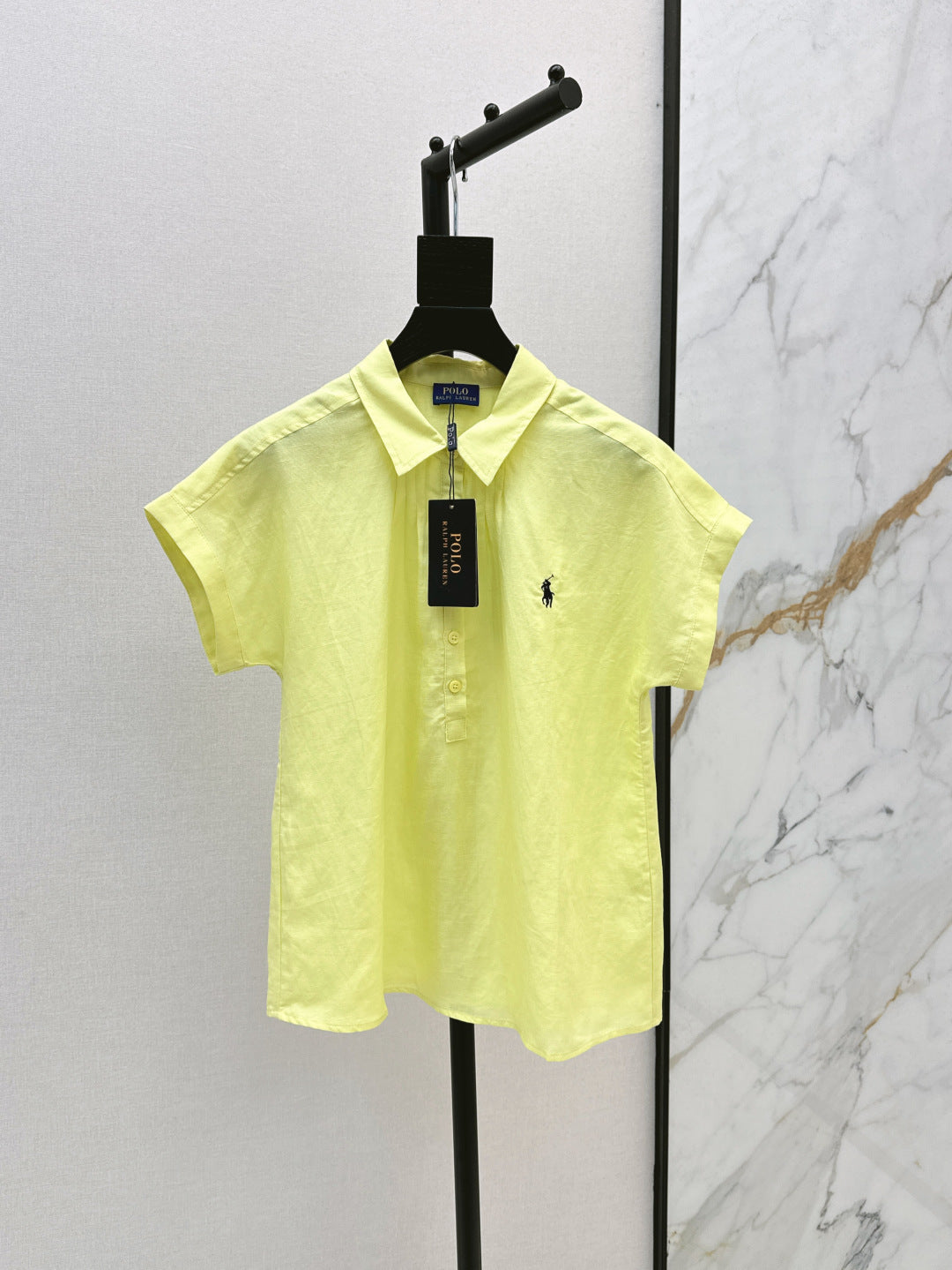 25ss Linen polo shirt
