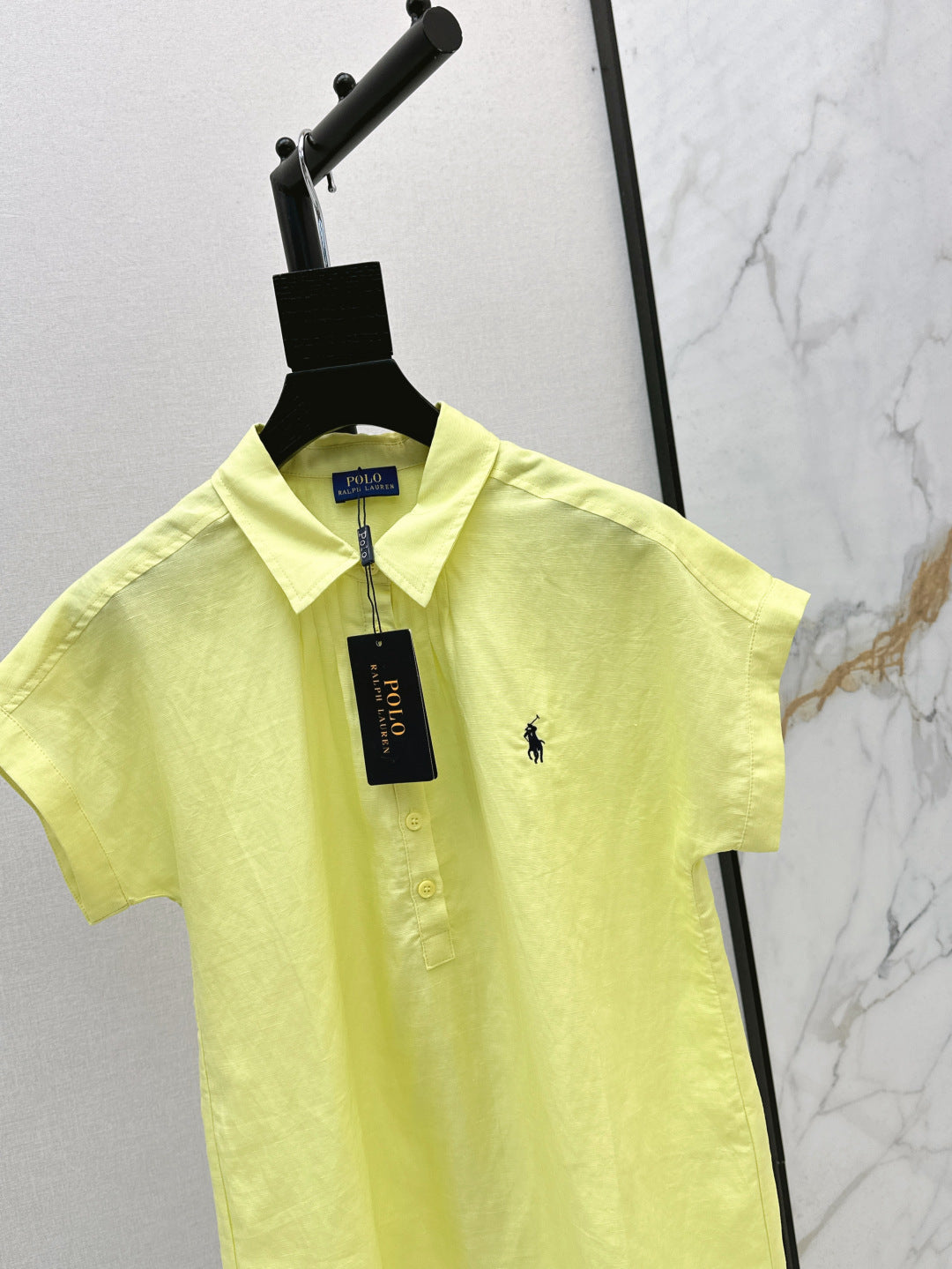 25ss Linen polo shirt
