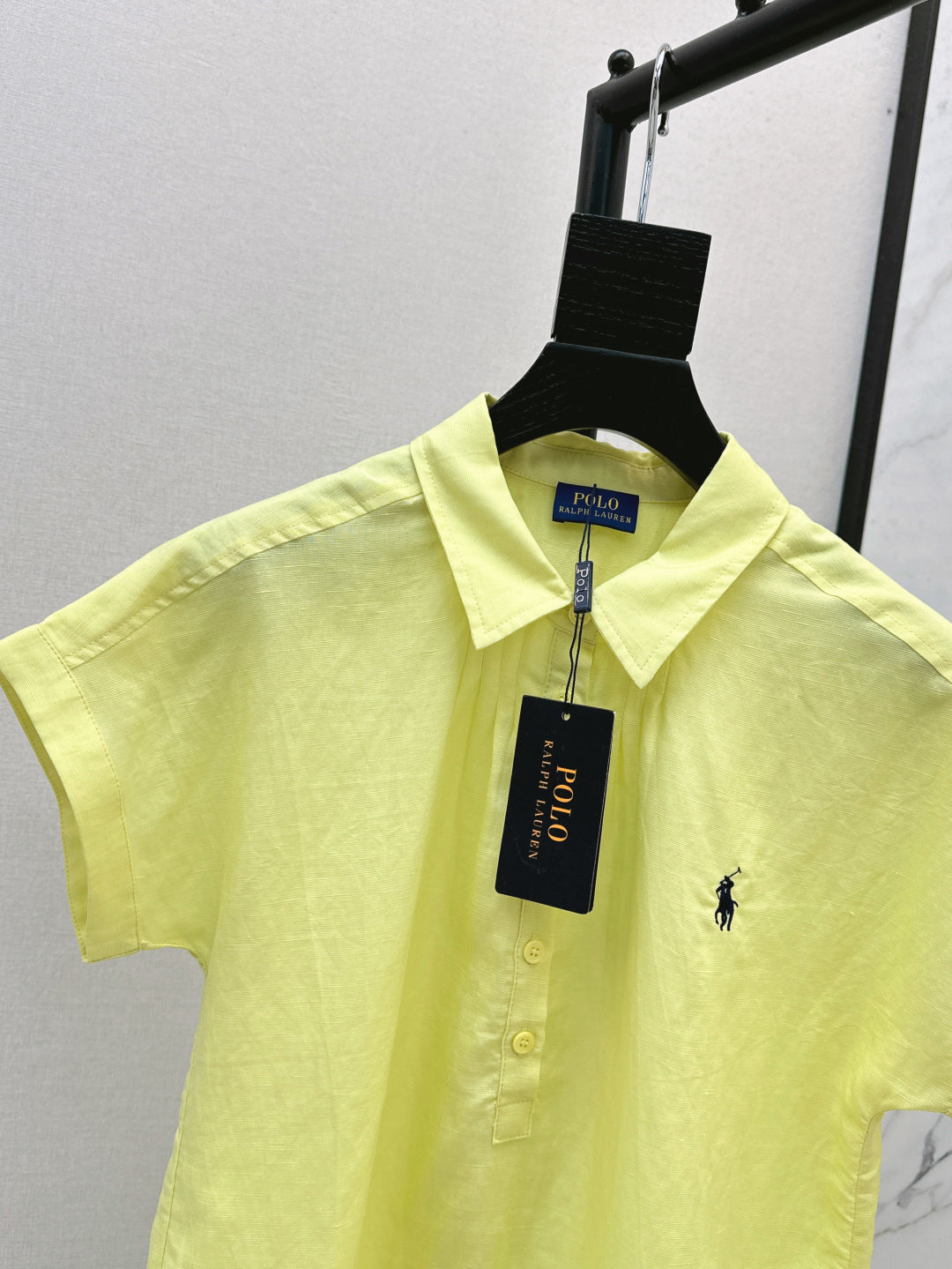 25ss Linen polo shirt