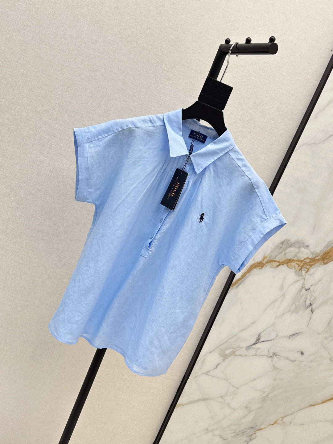 25ss linen polo shirt