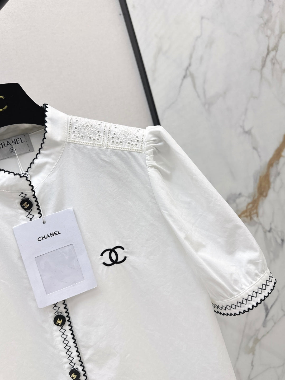 25ss embroidered shirt