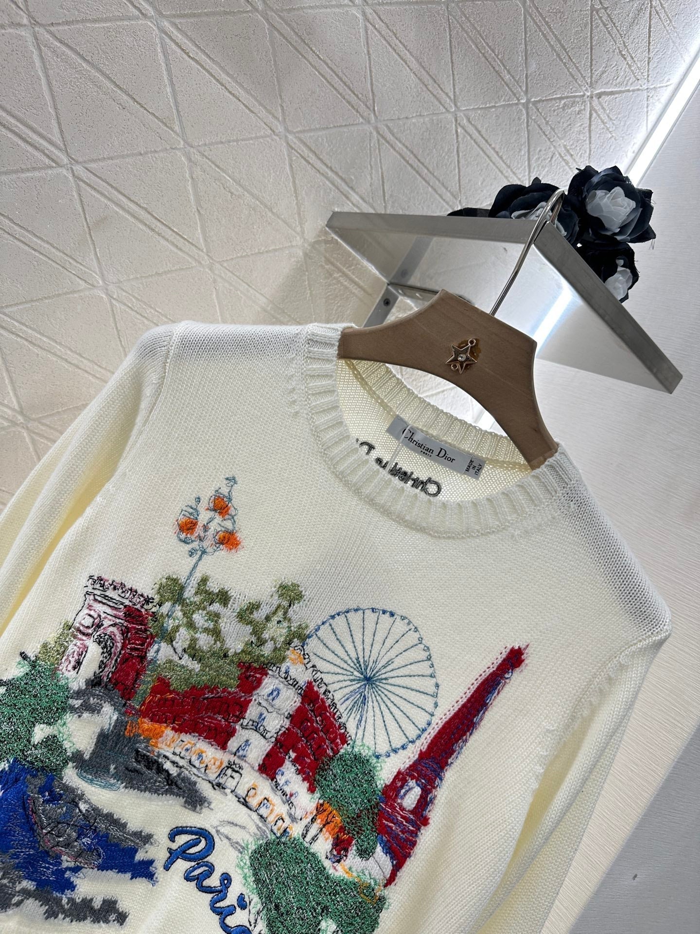♥2025 new products Embroidered sweater