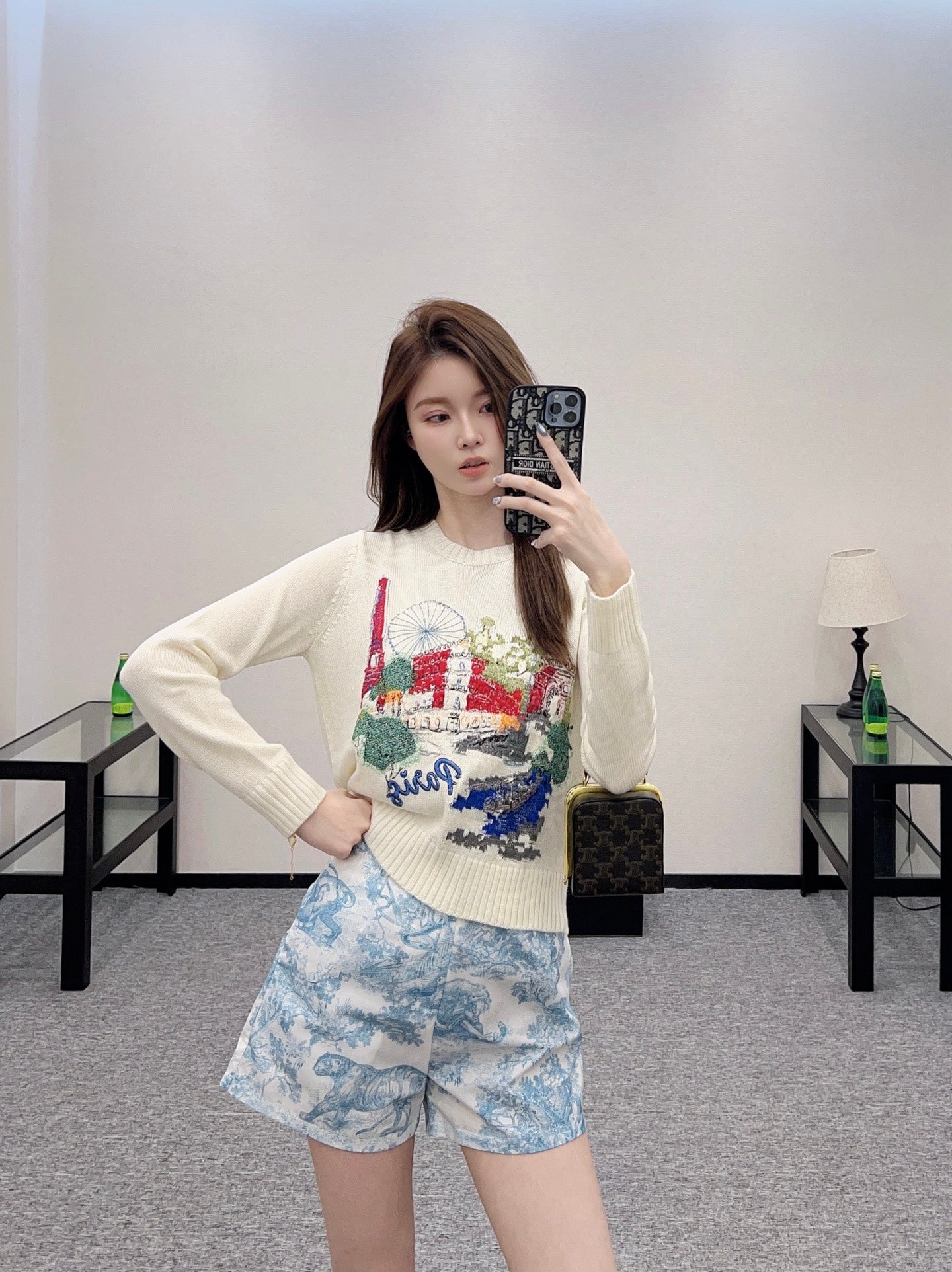 ♥2025 new products Embroidered sweater