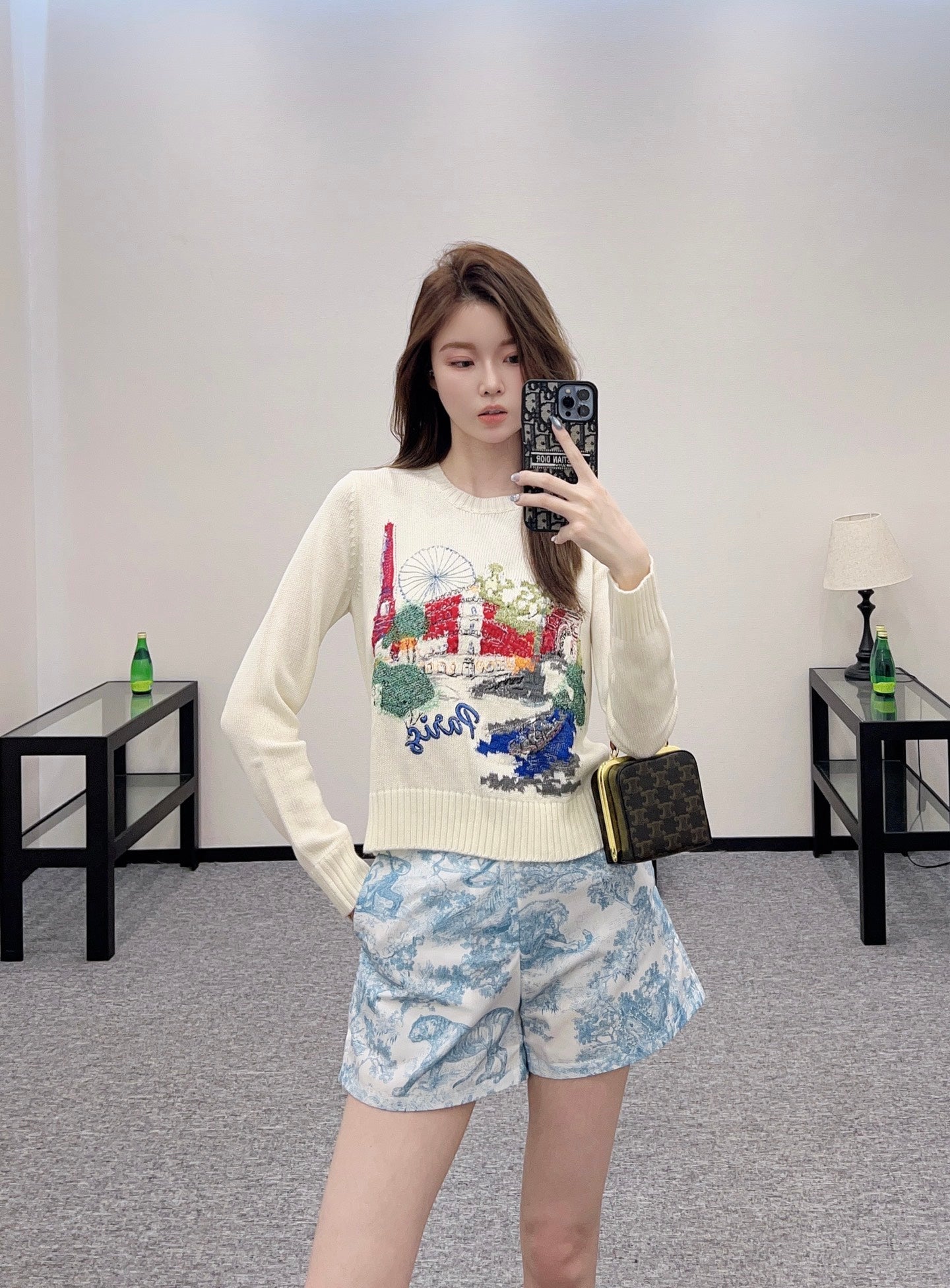 ♥2025 new products Embroidered sweater
