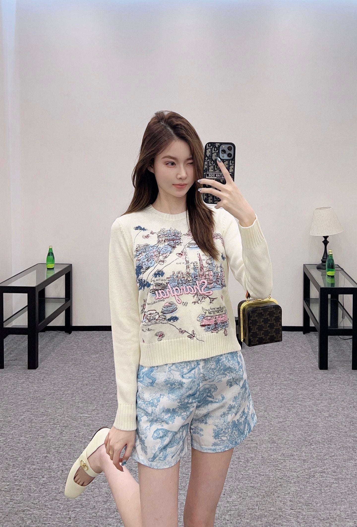 ♥2025 new products Embroidered sweater