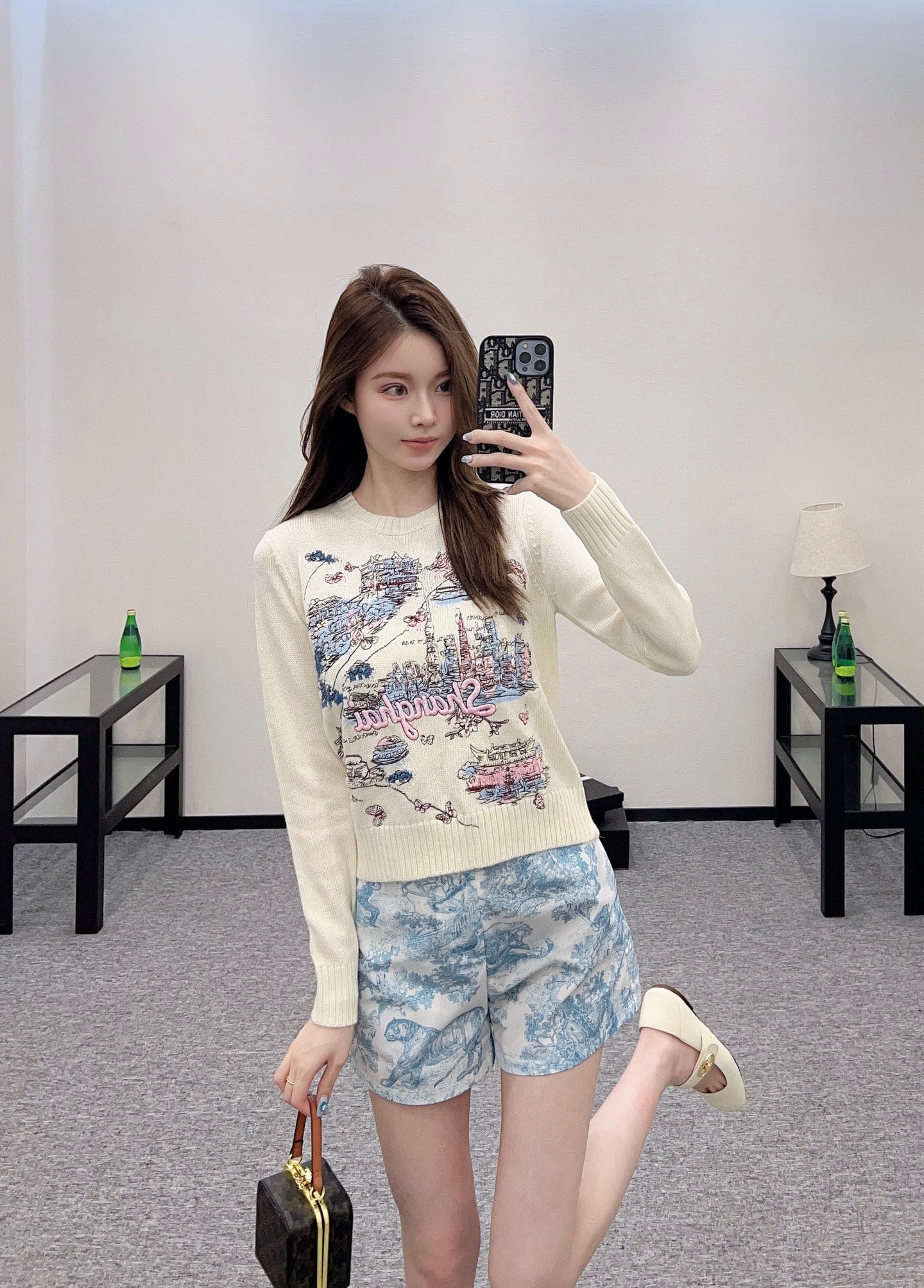 ♥2025 new products Embroidered sweater