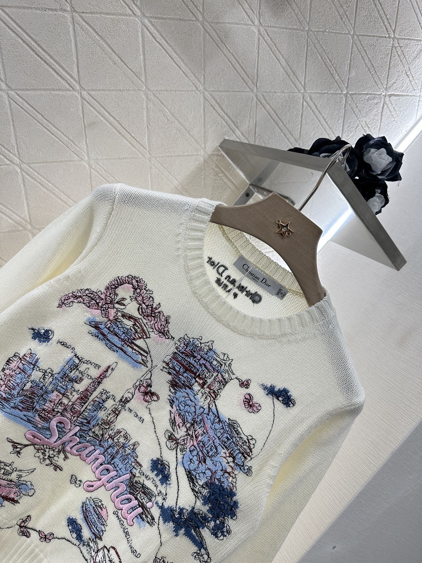 ♥2025 new products Embroidered sweater