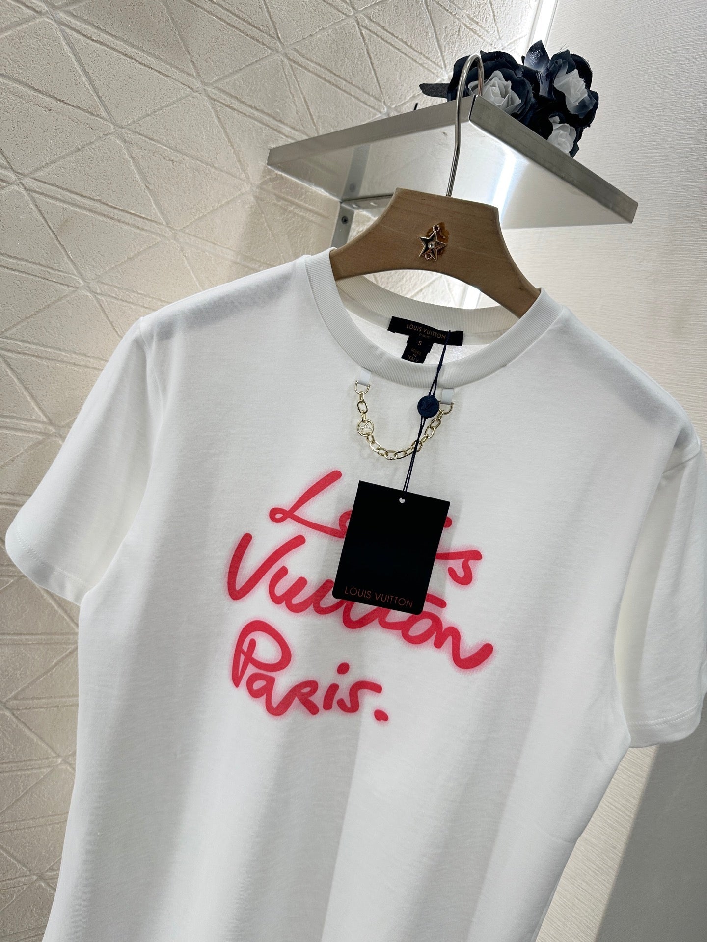 2025 new product Chain round neck print πππ