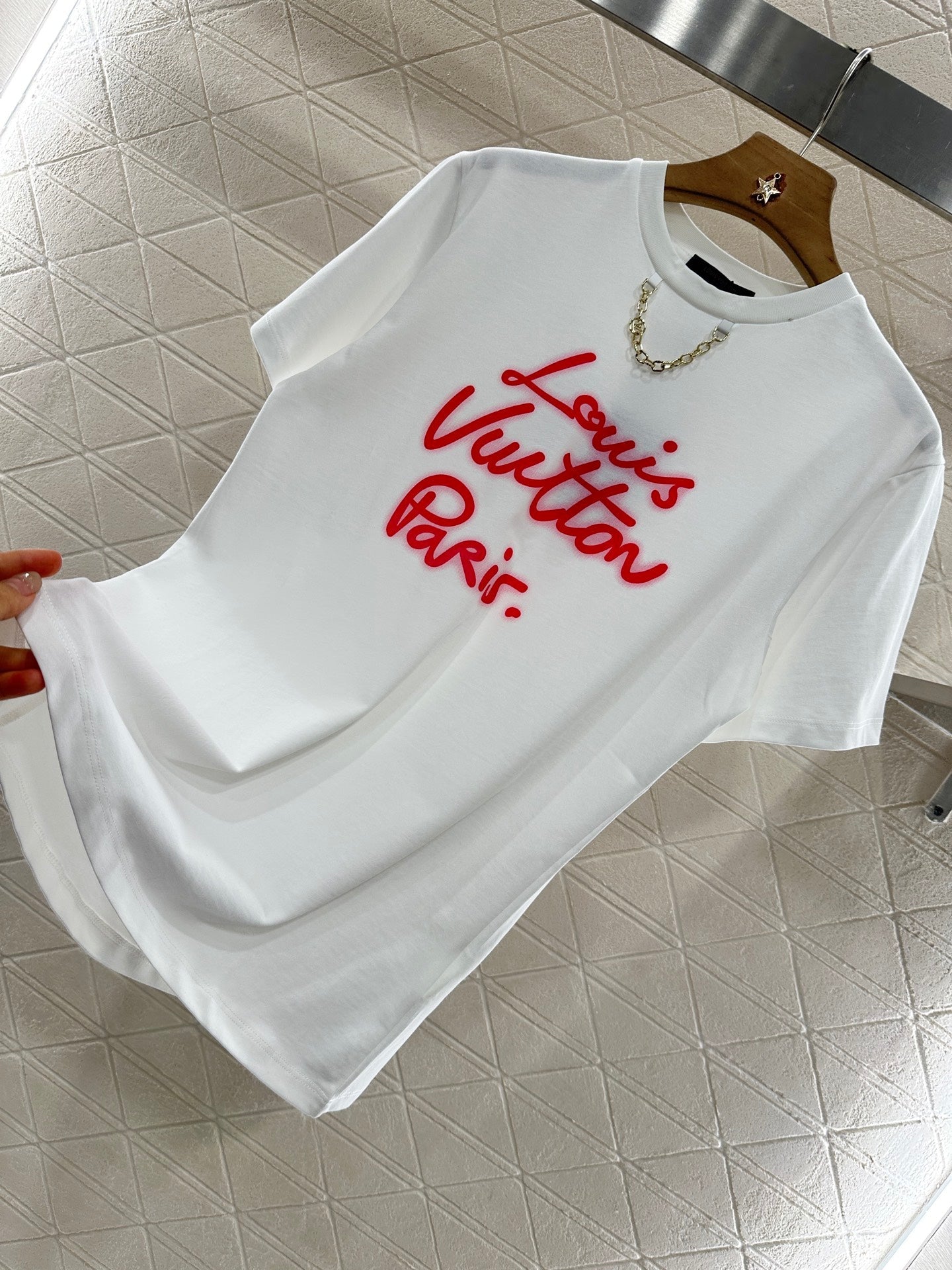 2025 new product Chain round neck print πππ