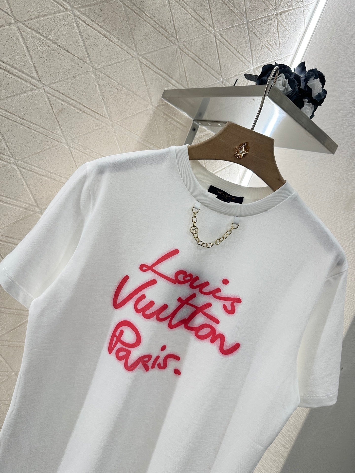 2025 new product Chain round neck print πππ