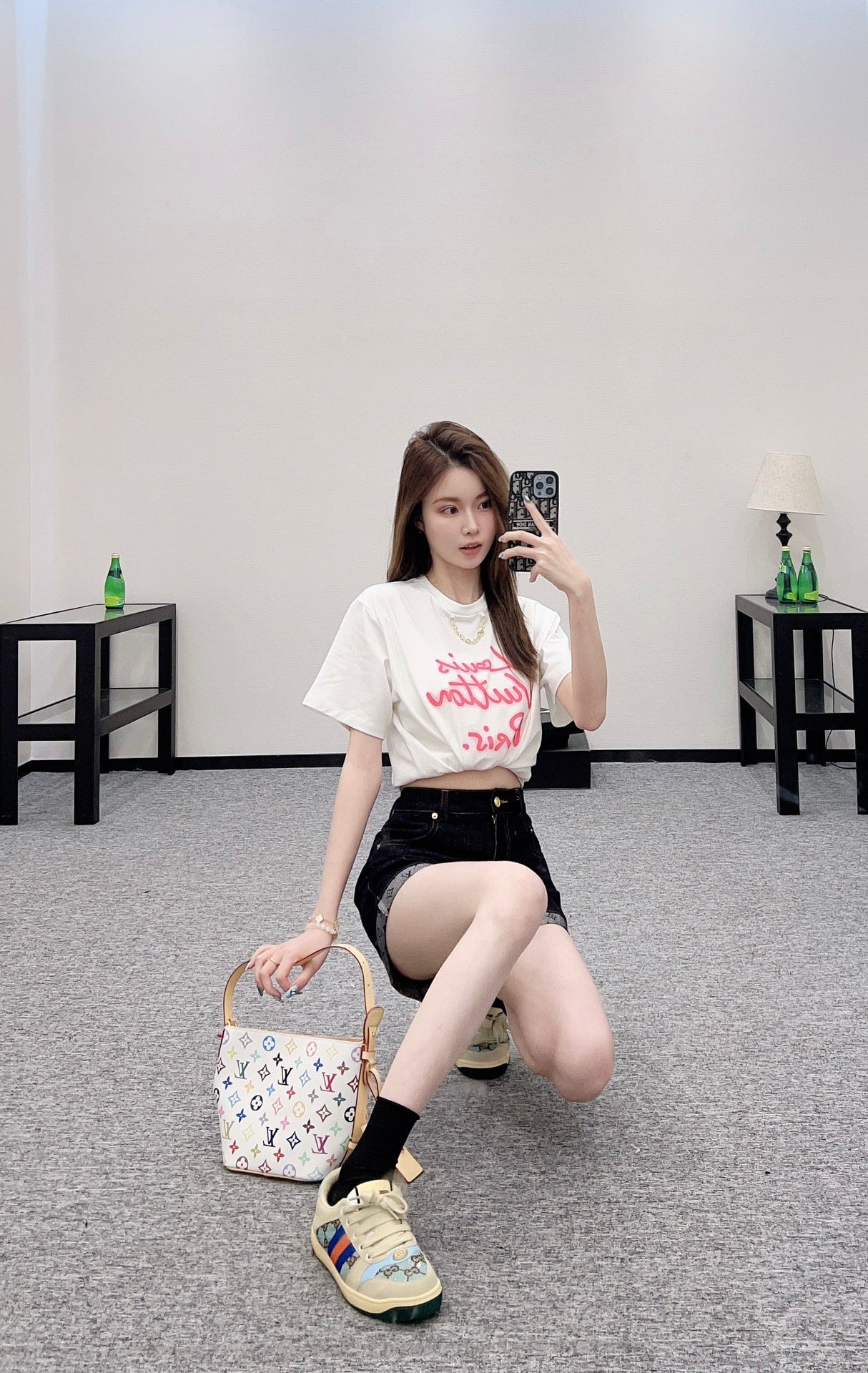 2025 new product Chain round neck print πππ