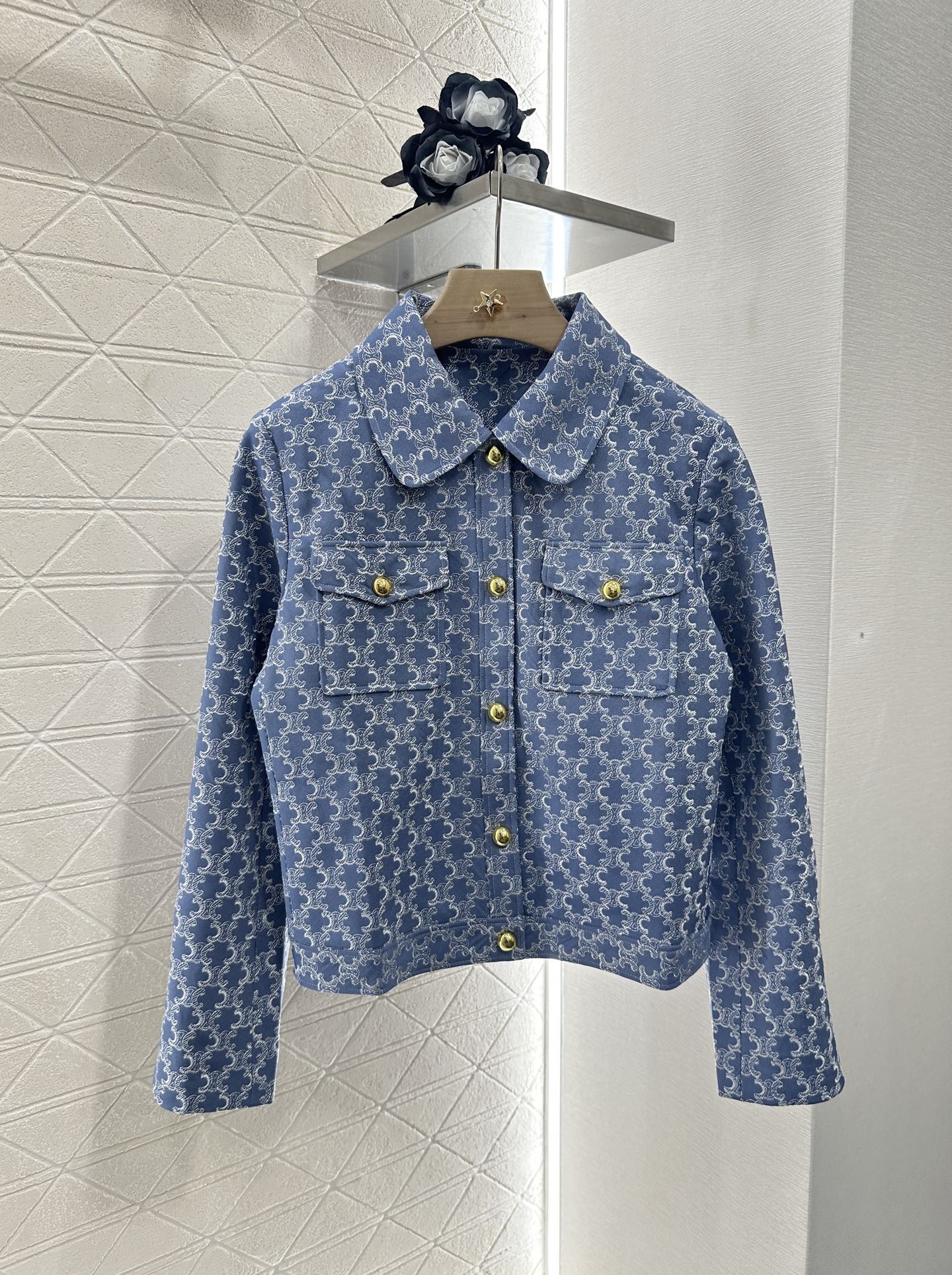 2025 new product Embroidered jacket and skirt set