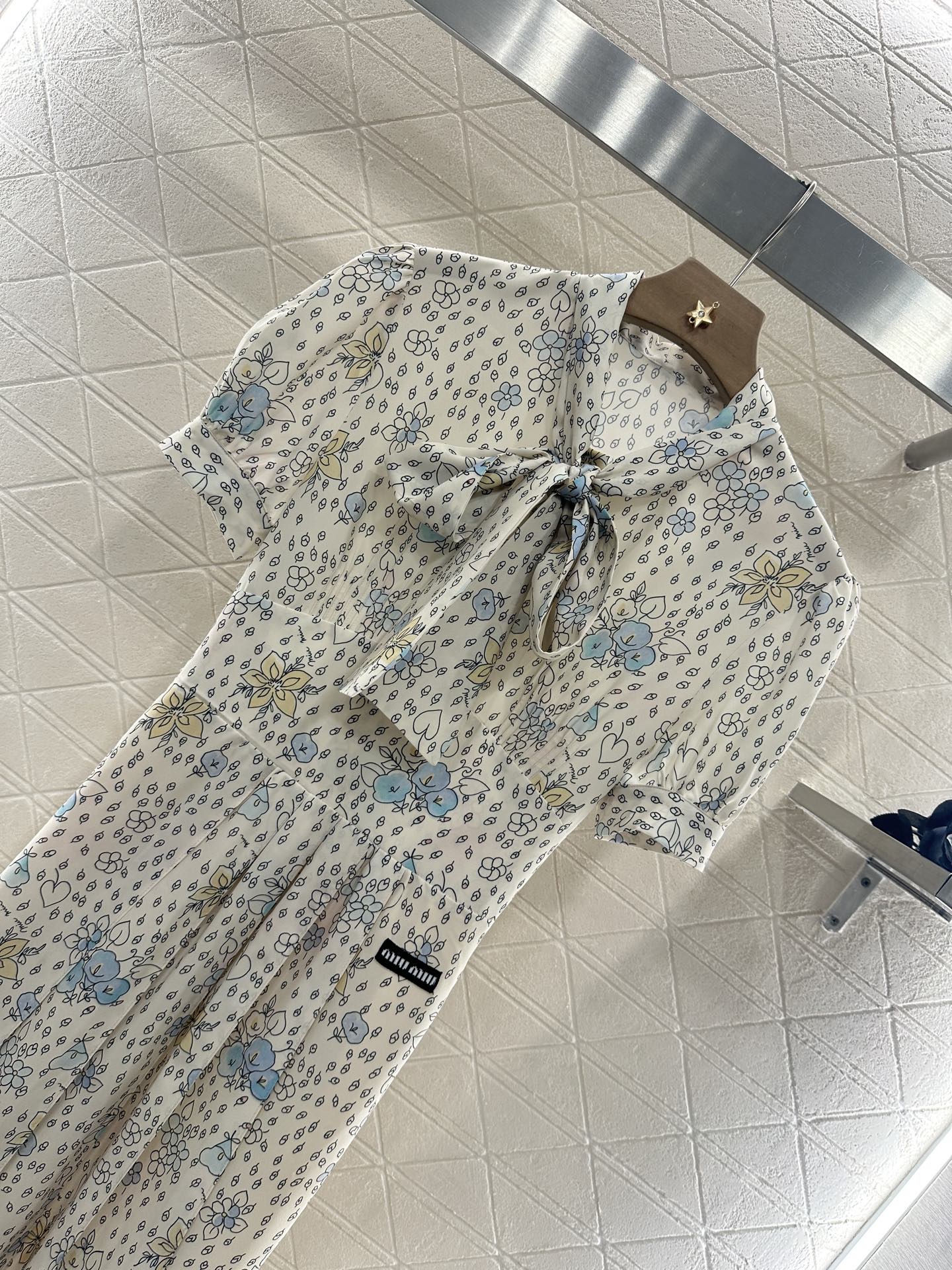 2025 new product Floral retro dress