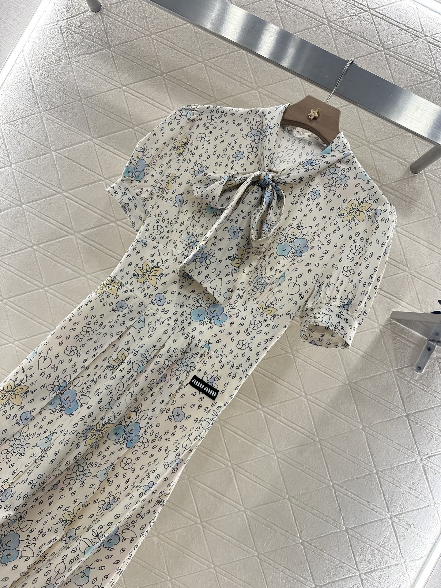 2025 new product Floral retro dress