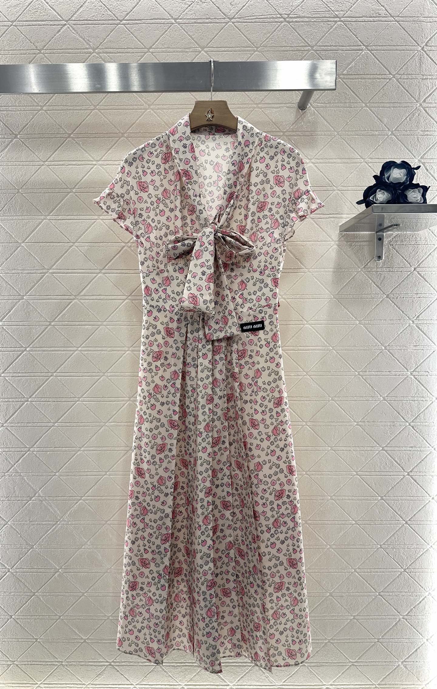 2025 new product Floral retro dress