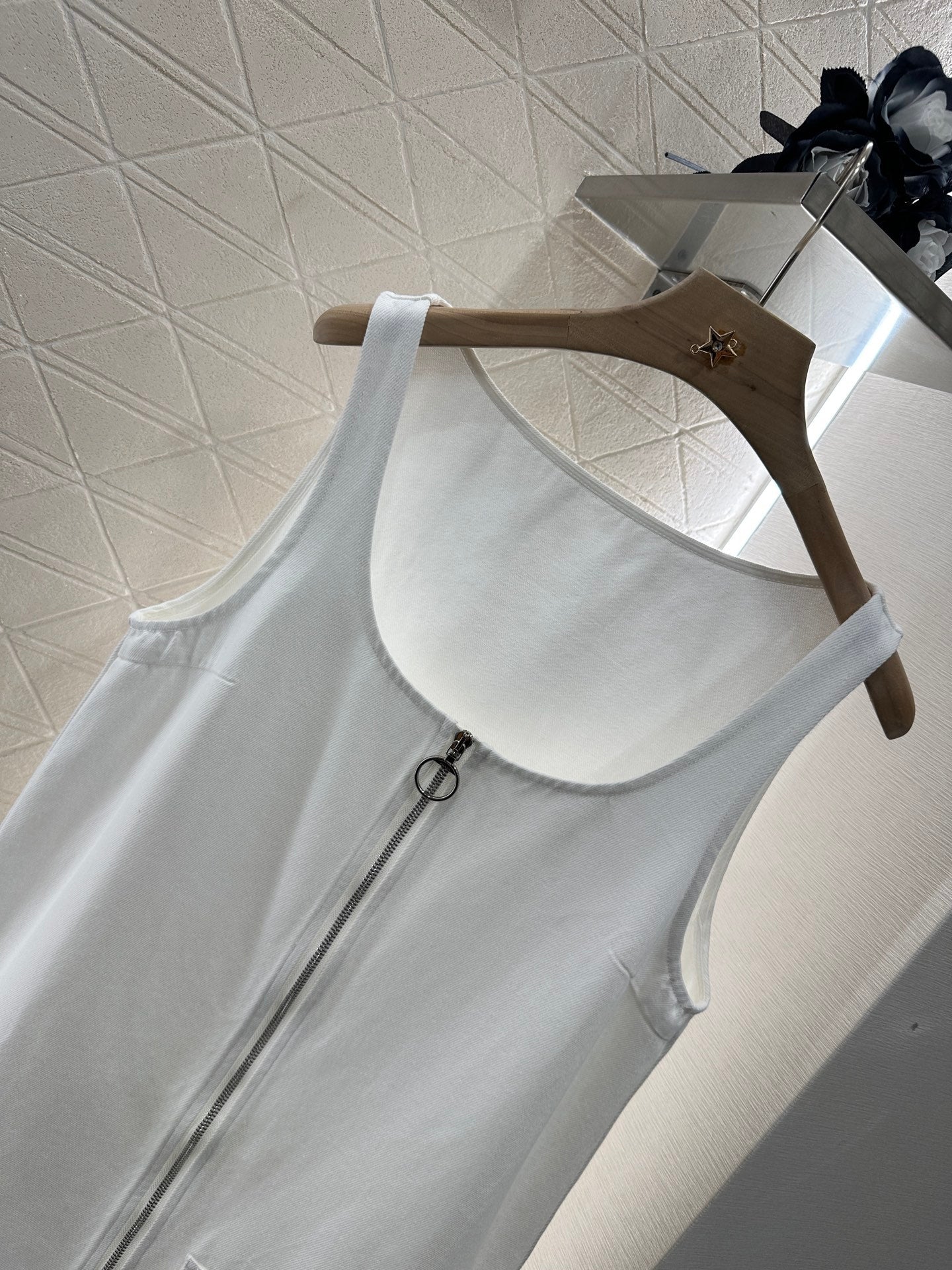2025 new product Denim vest dress