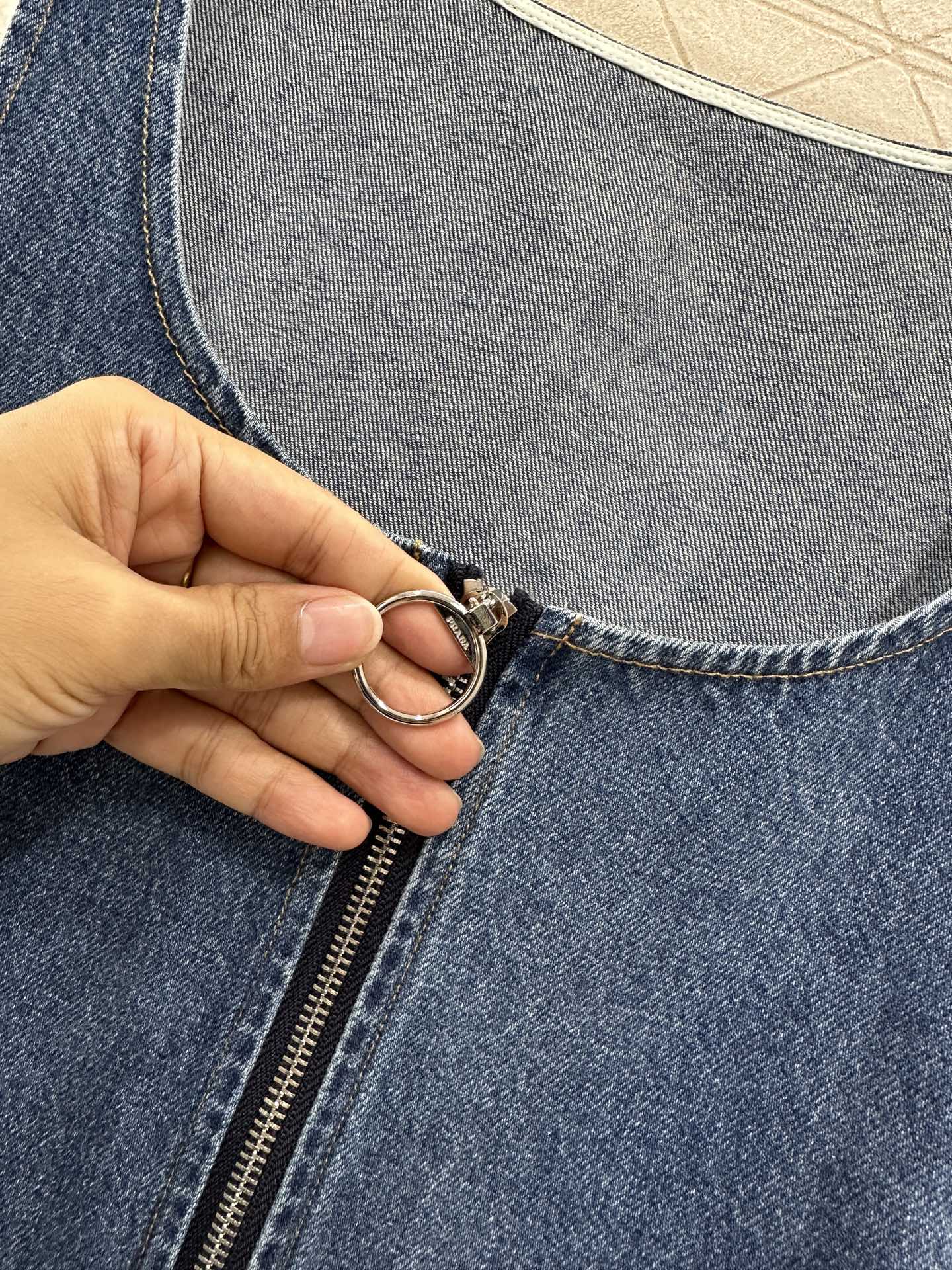 2025 new product Denim vest skirt