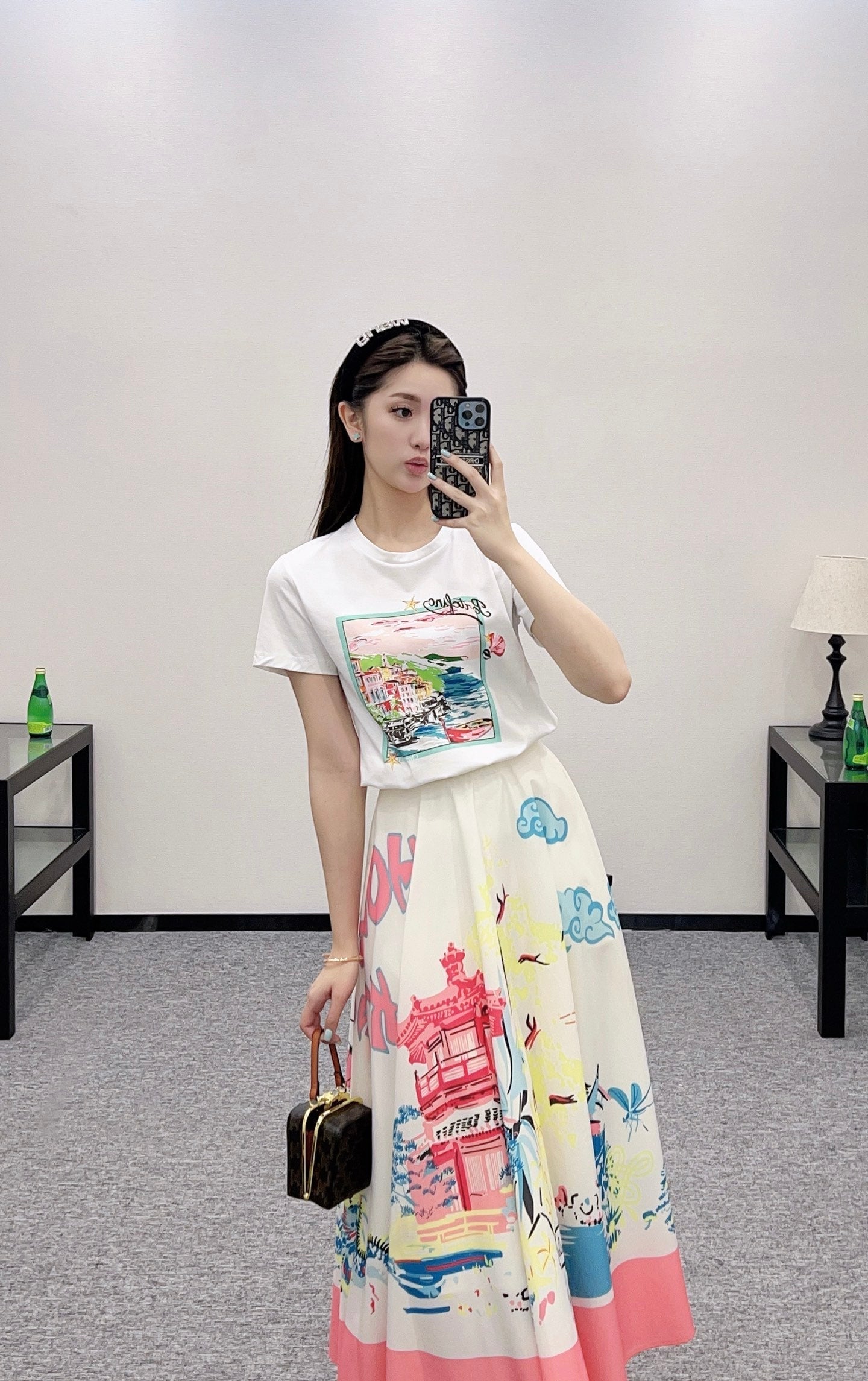 2025 new product Round neck printed T-shirt