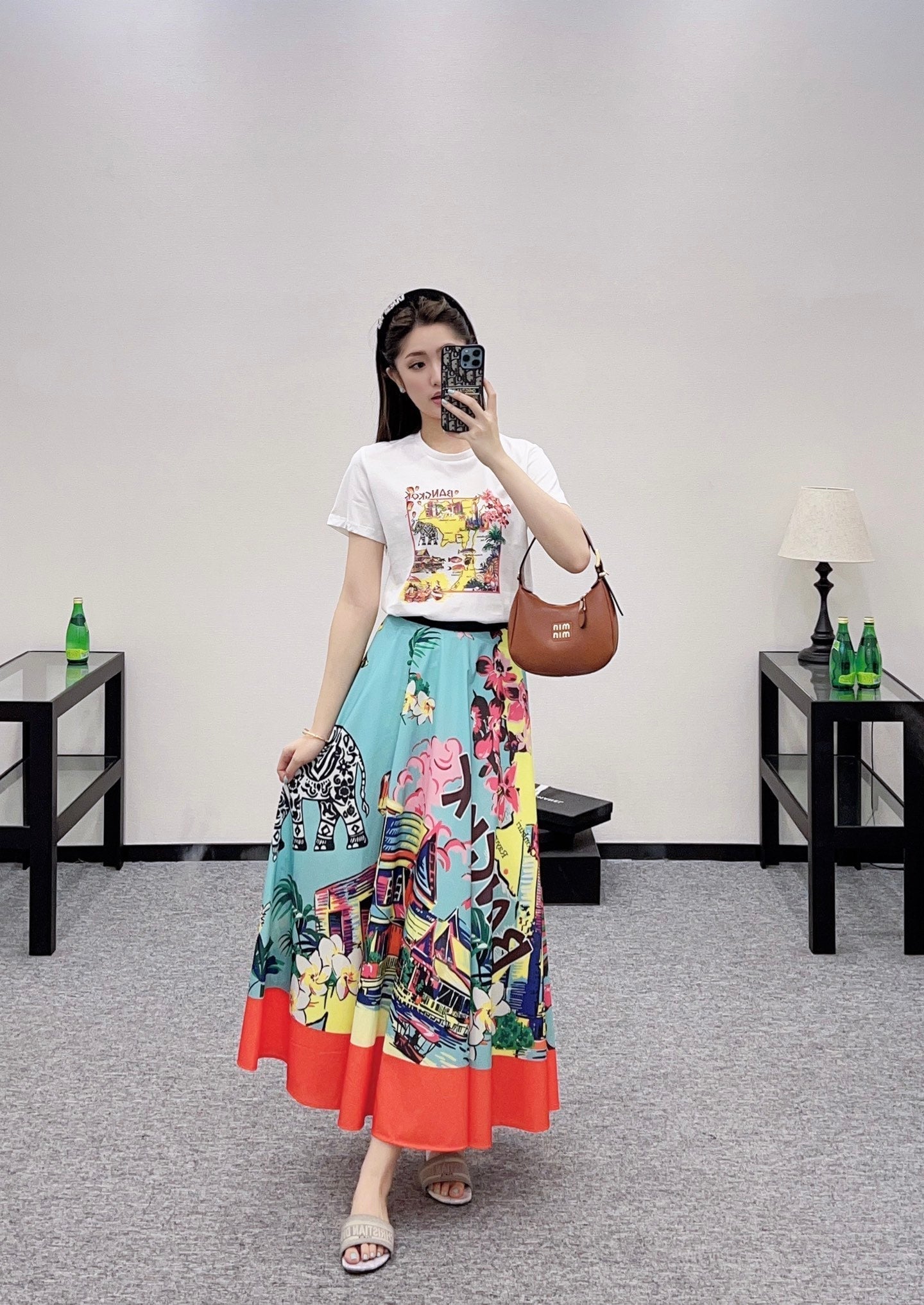2025 new product Round neck printed T-shirt