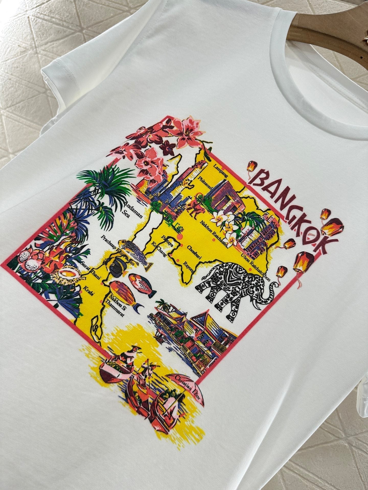 2025 new product Round neck printed T-shirt