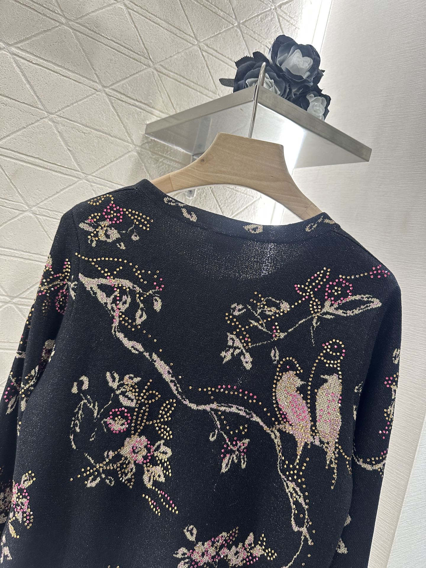 2025 new product Hot diamond knitted cardigan