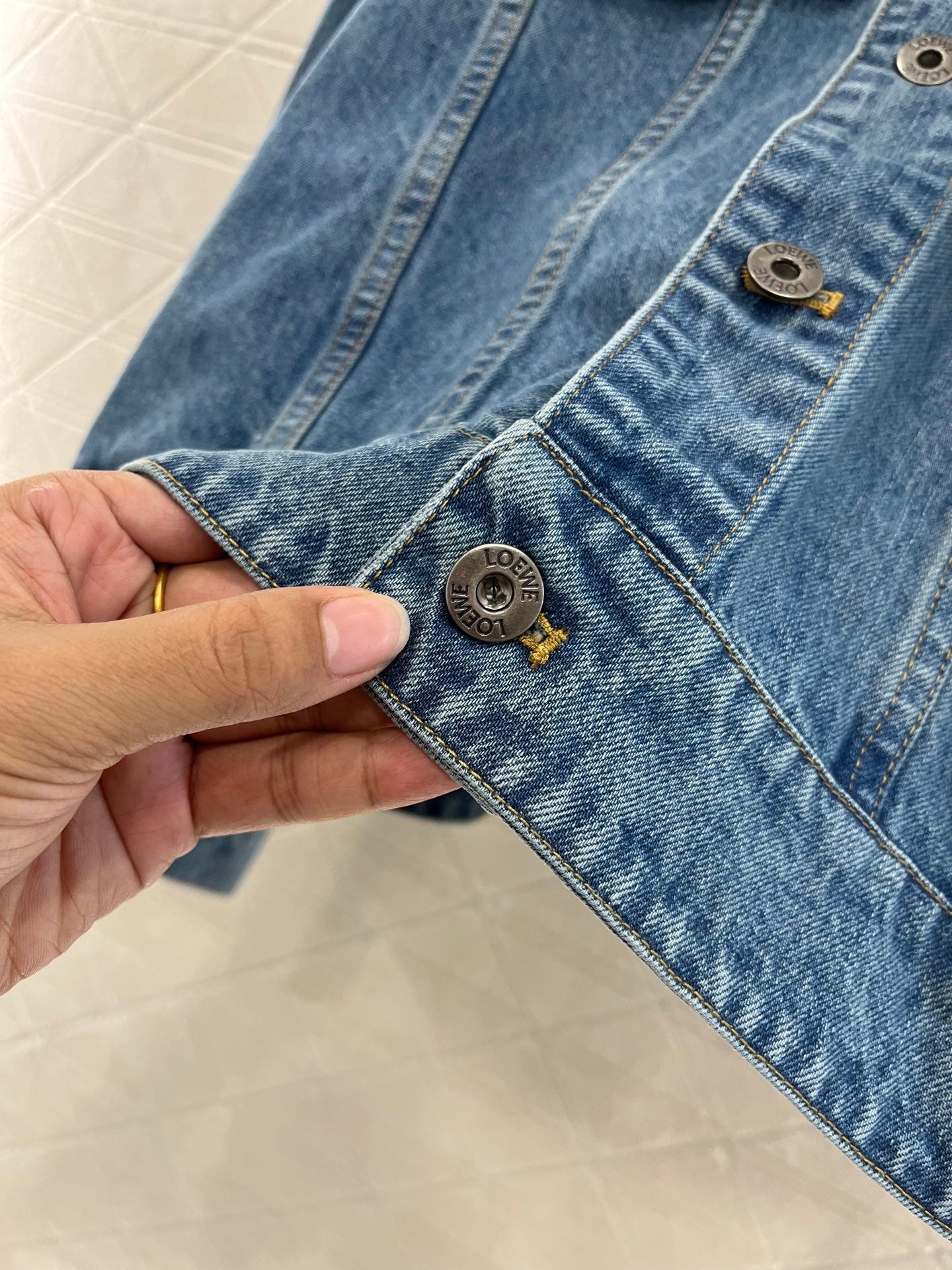25 new products Denim jacket and trousers set