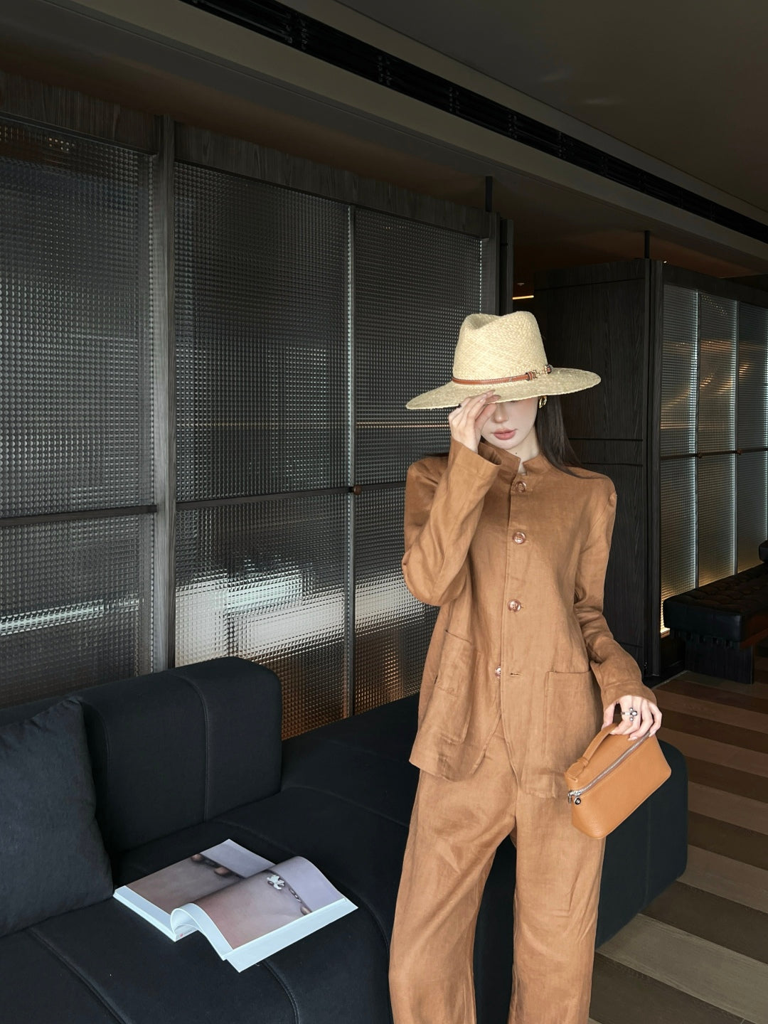 25fw linen jacket
