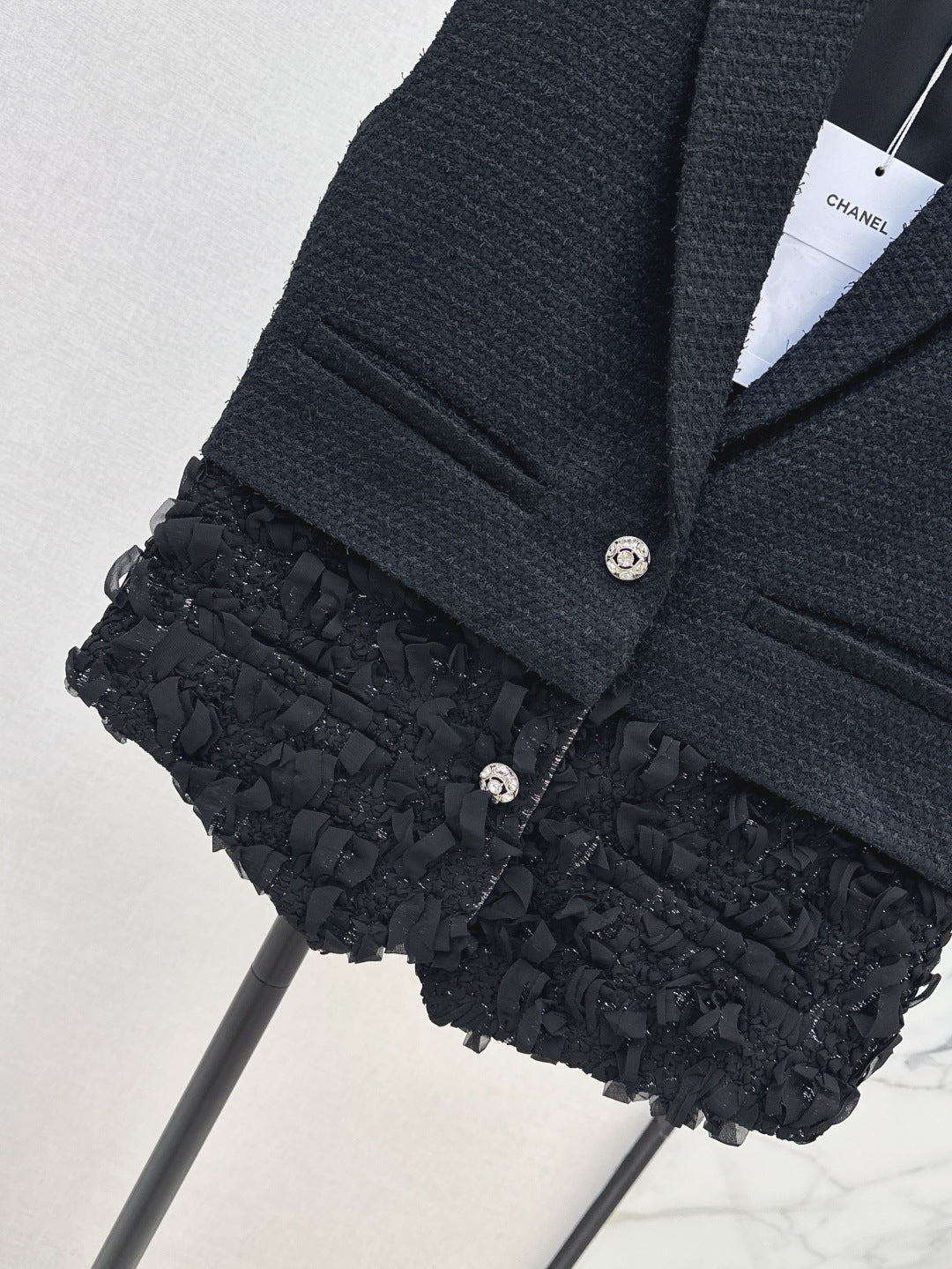 25 patchwork lace woven vest