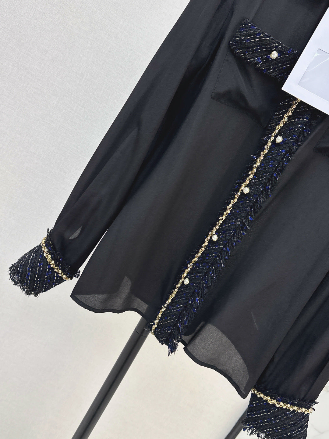 25fw woven silk shirt