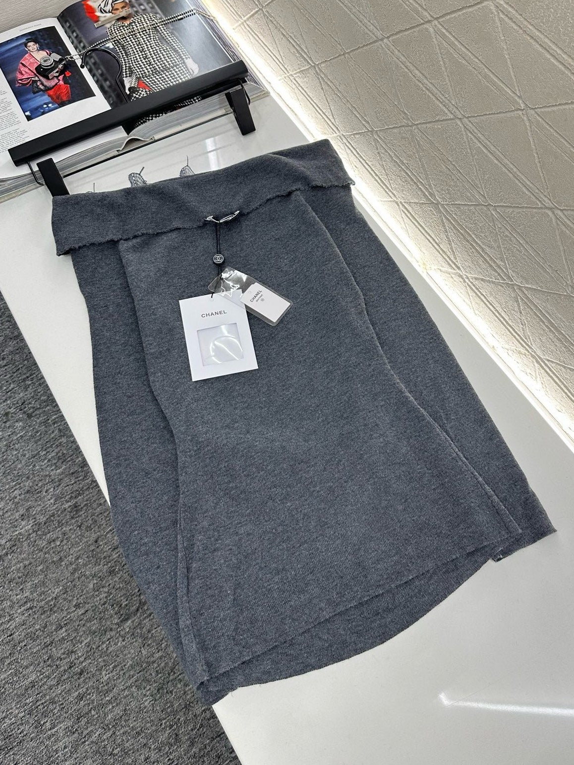 25 New Arrival Knitted Long-Sleeved Skirt Set
