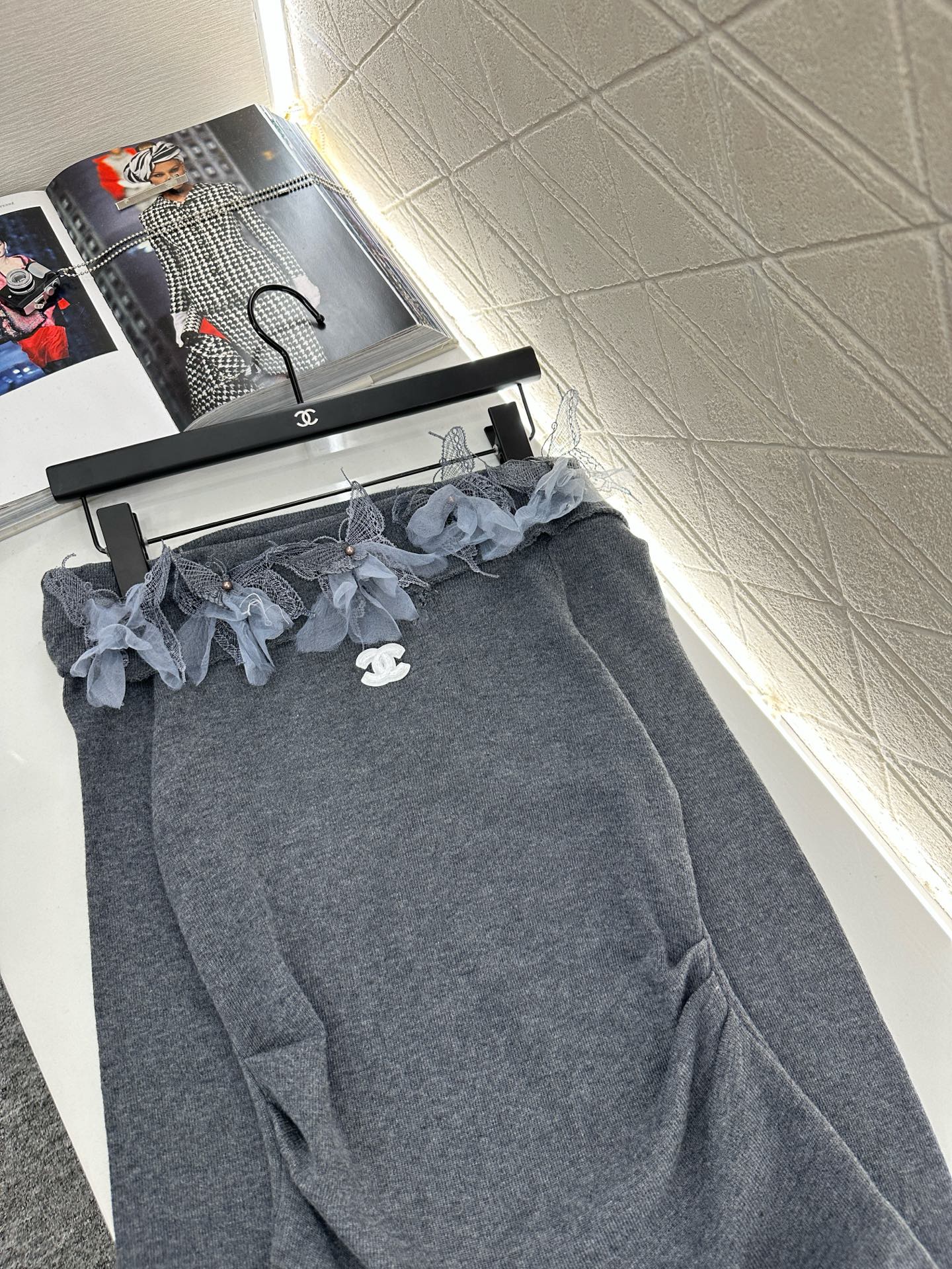 25 New Arrival Knitted Long-Sleeved Skirt Set